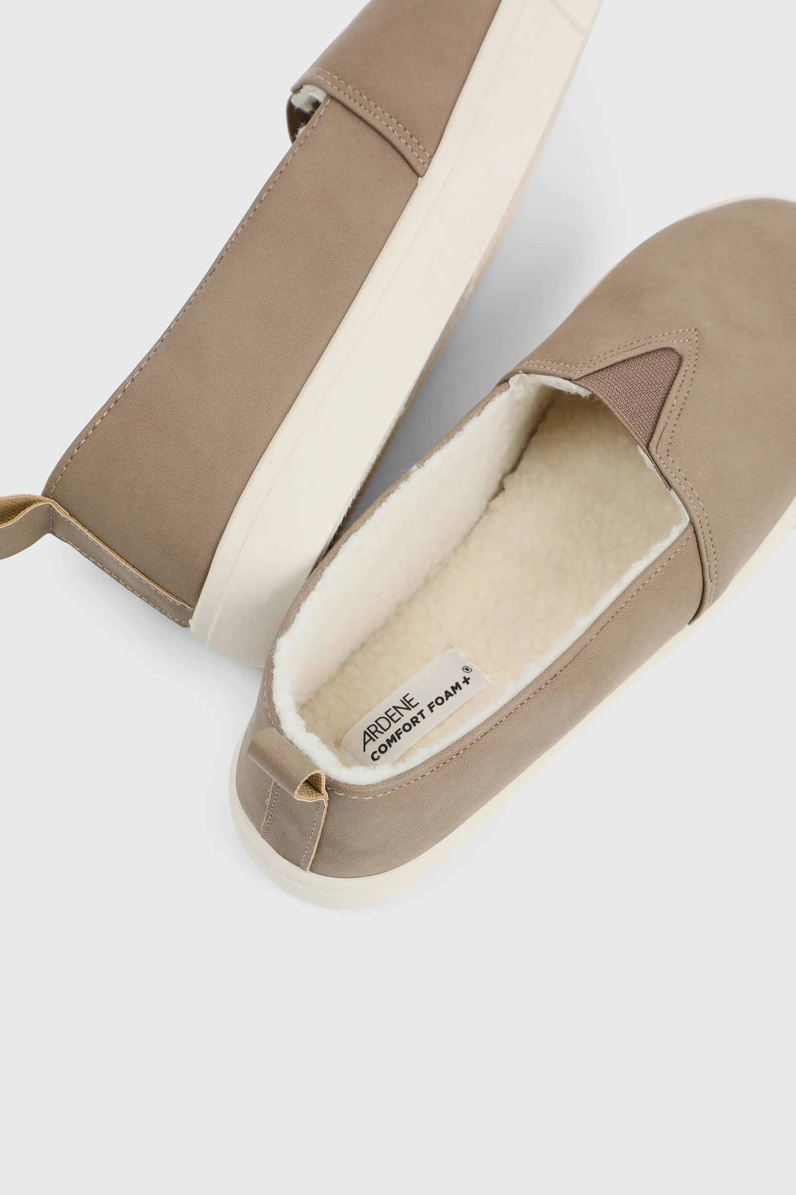 Sherpa Lined Slip On Sneakers - Image 3