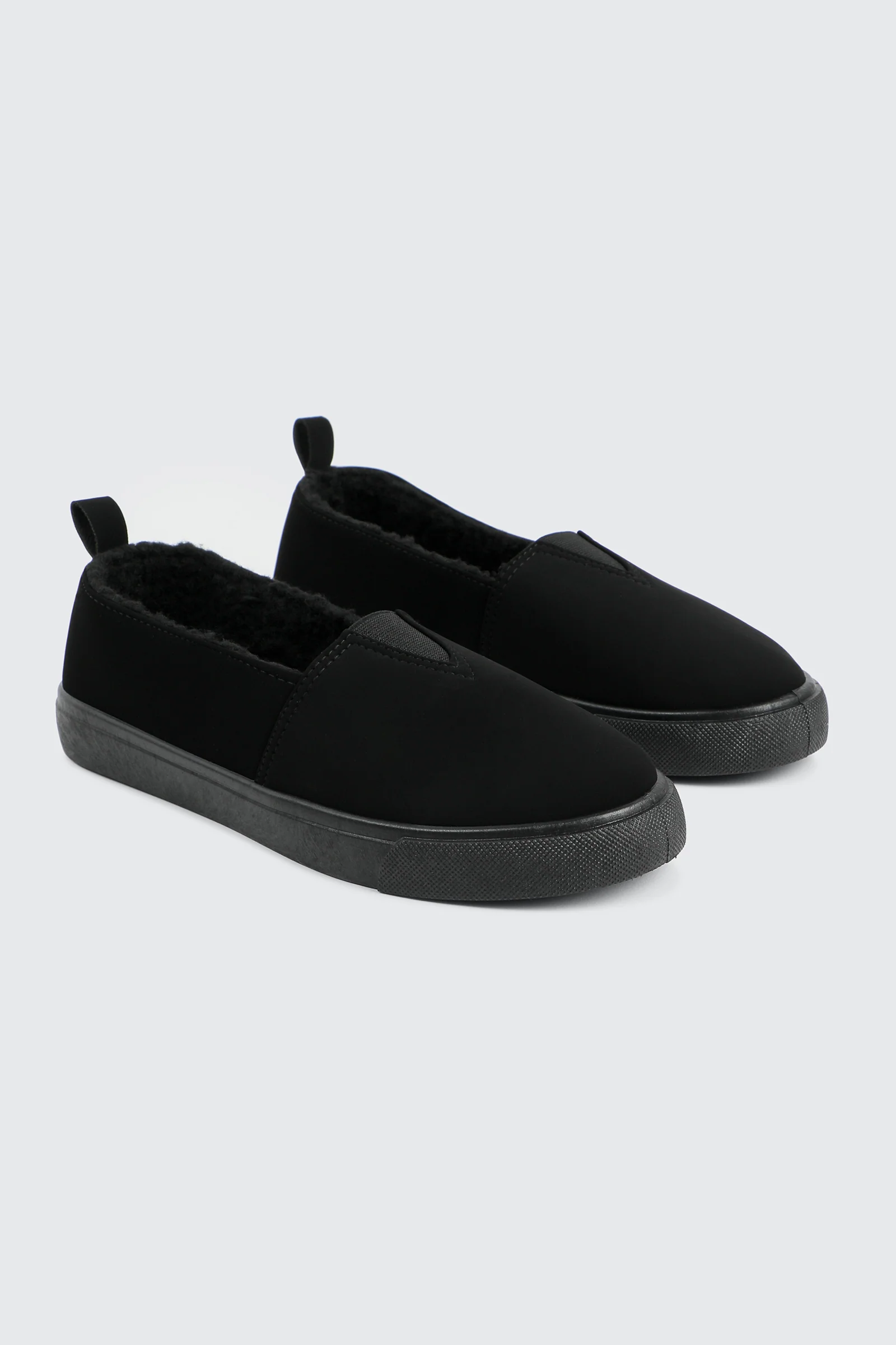 Sherpa Lined Slip On Sneakers - Image 2