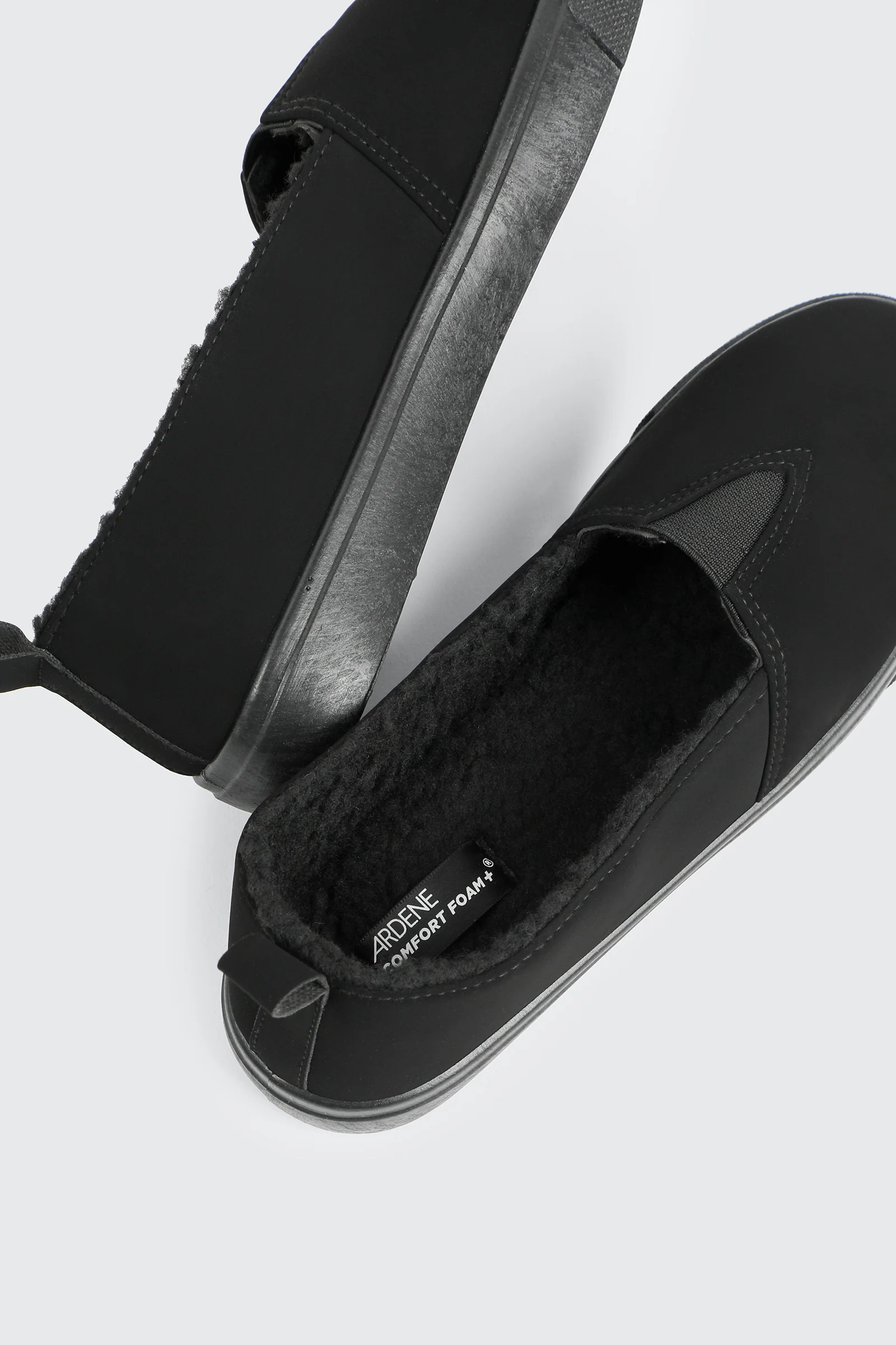 Sherpa Lined Slip On Sneakers - Image 3