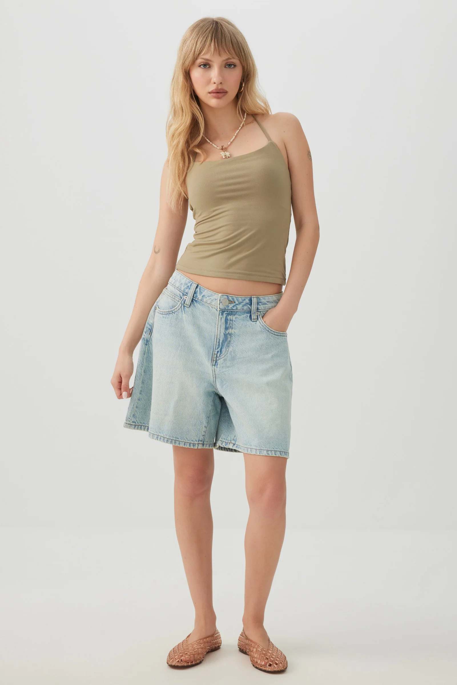 Short Halter Tank Top - Image 2