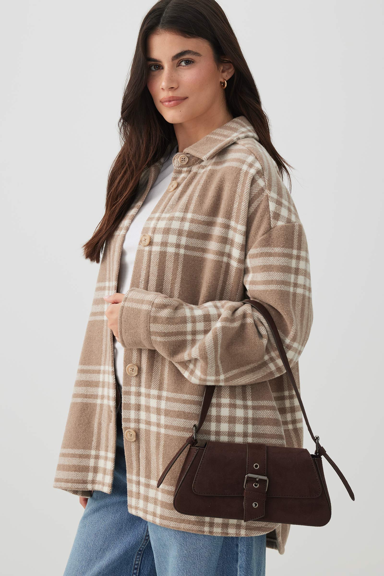 Shoulder Bag with Buckle - Image 2