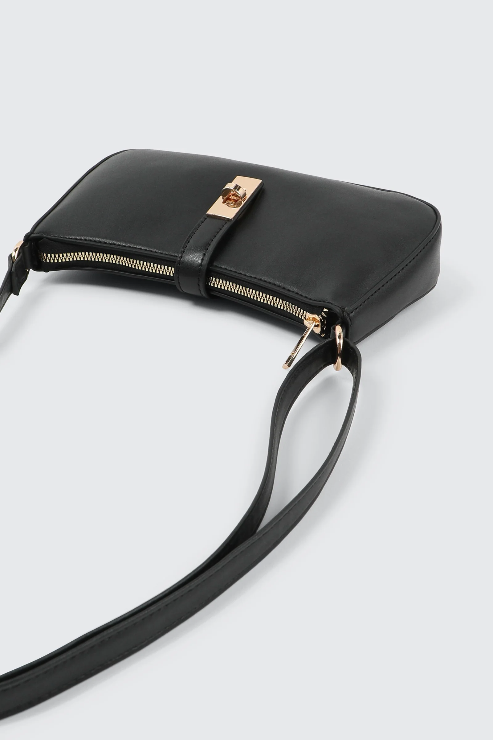 Shoulder Bag with Turn Lock - Image 4