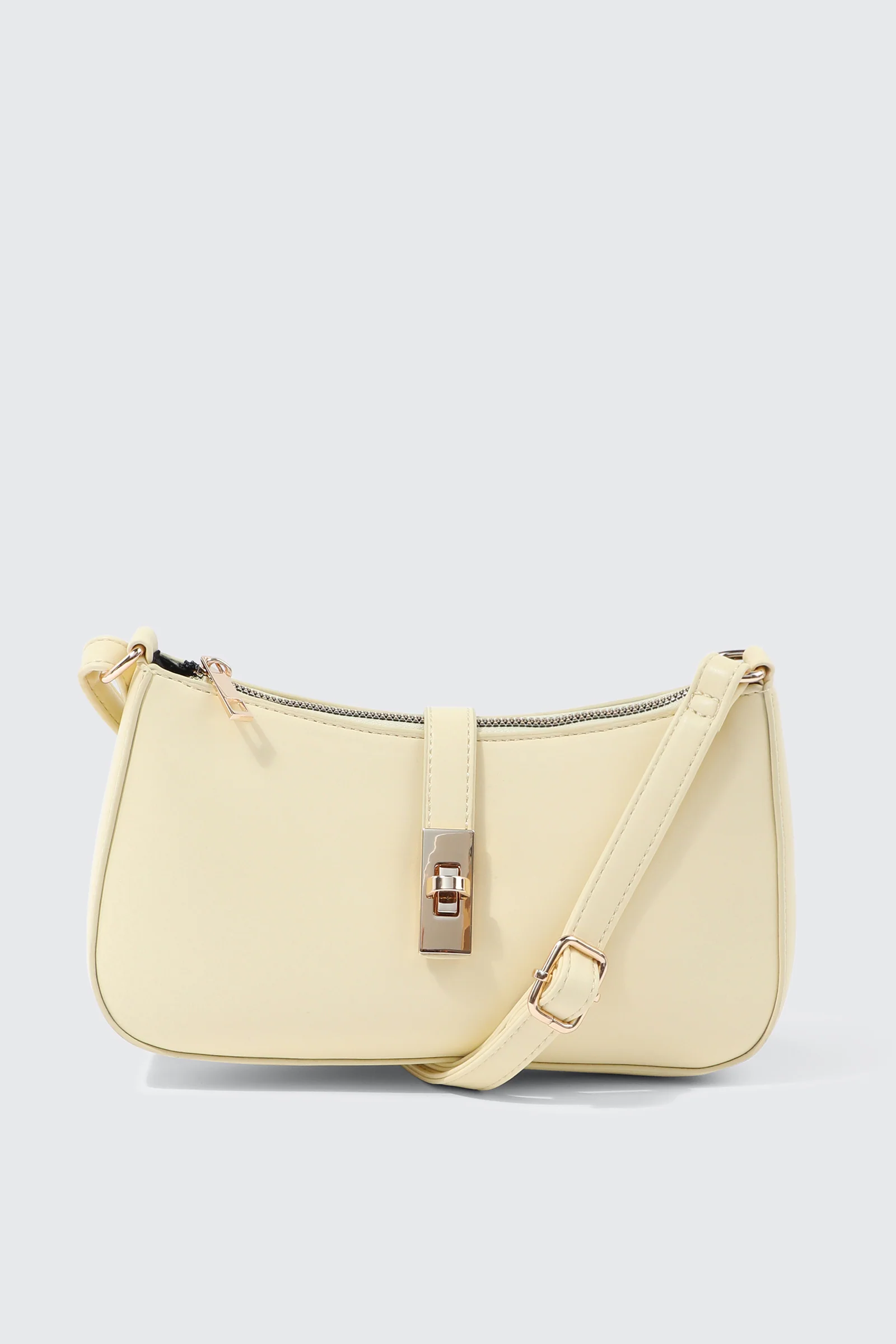 Shoulder Bag with Turn Lock