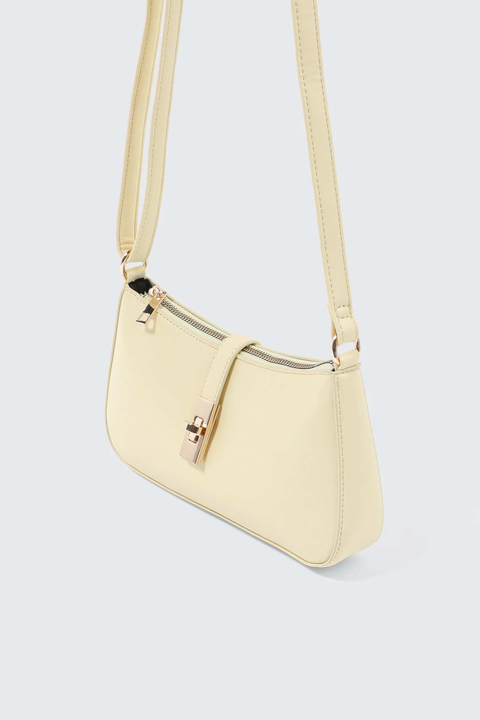 Shoulder Bag with Turn Lock - Image 3