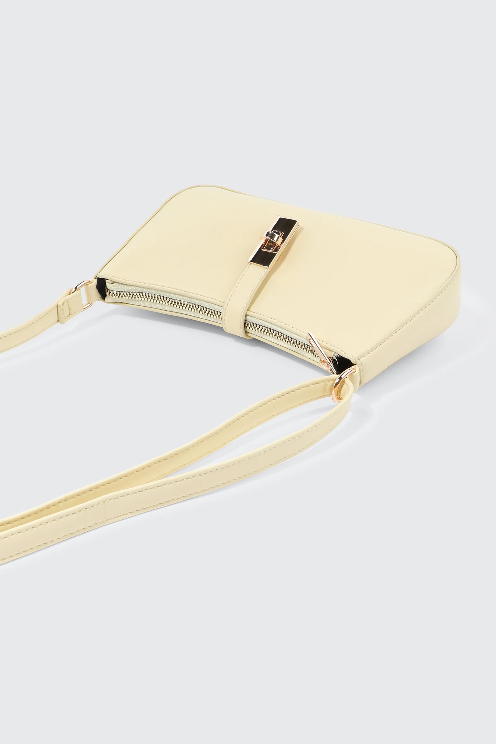 Shoulder Bag with Turn Lock - Image 4