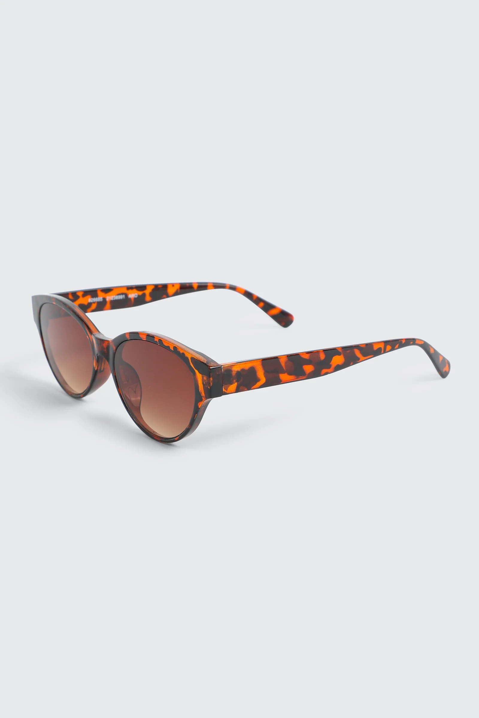 Slim Oval Cateye Sunglasses - Image 2