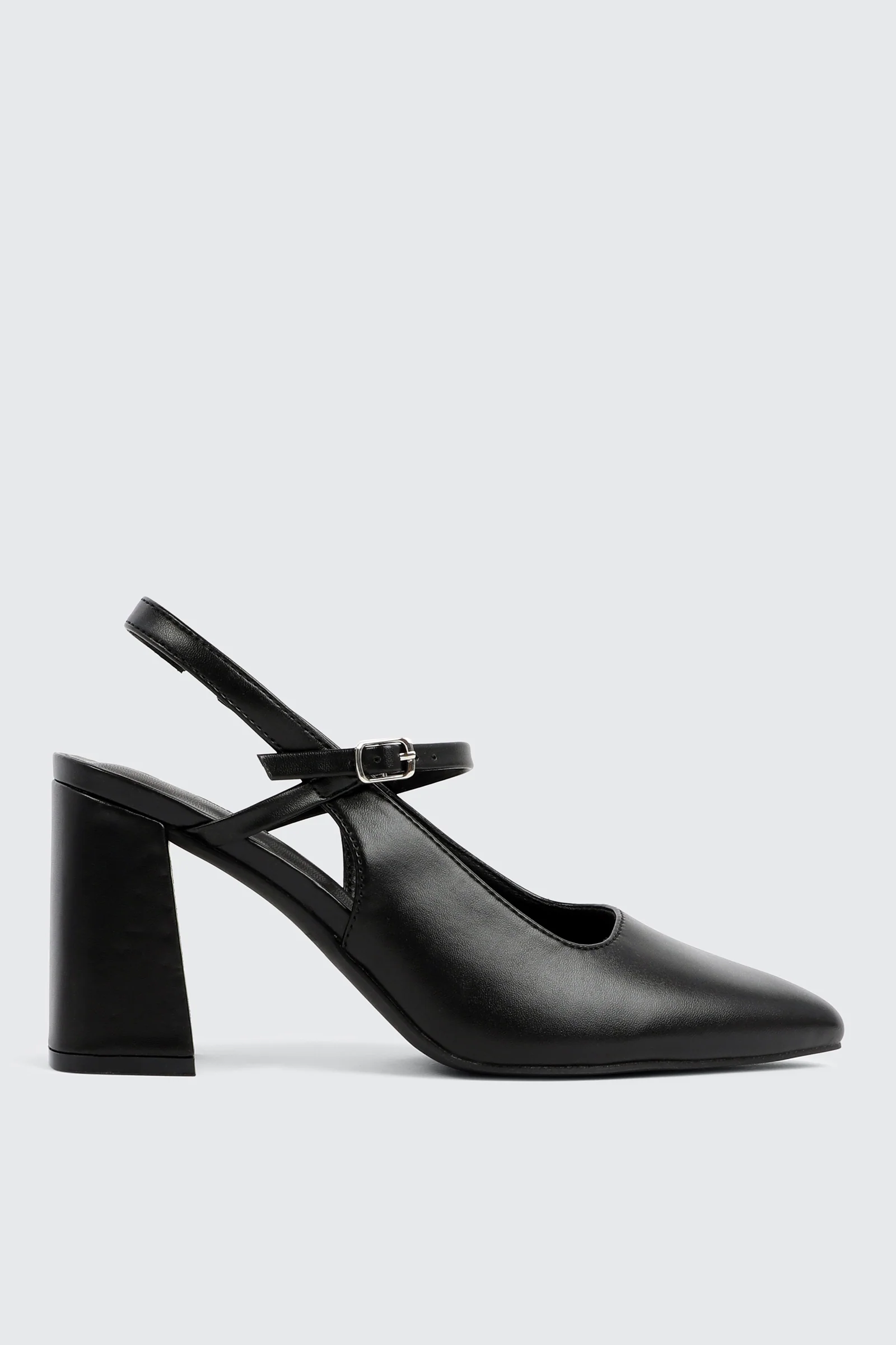 Slingback Block Heel Mary Janes