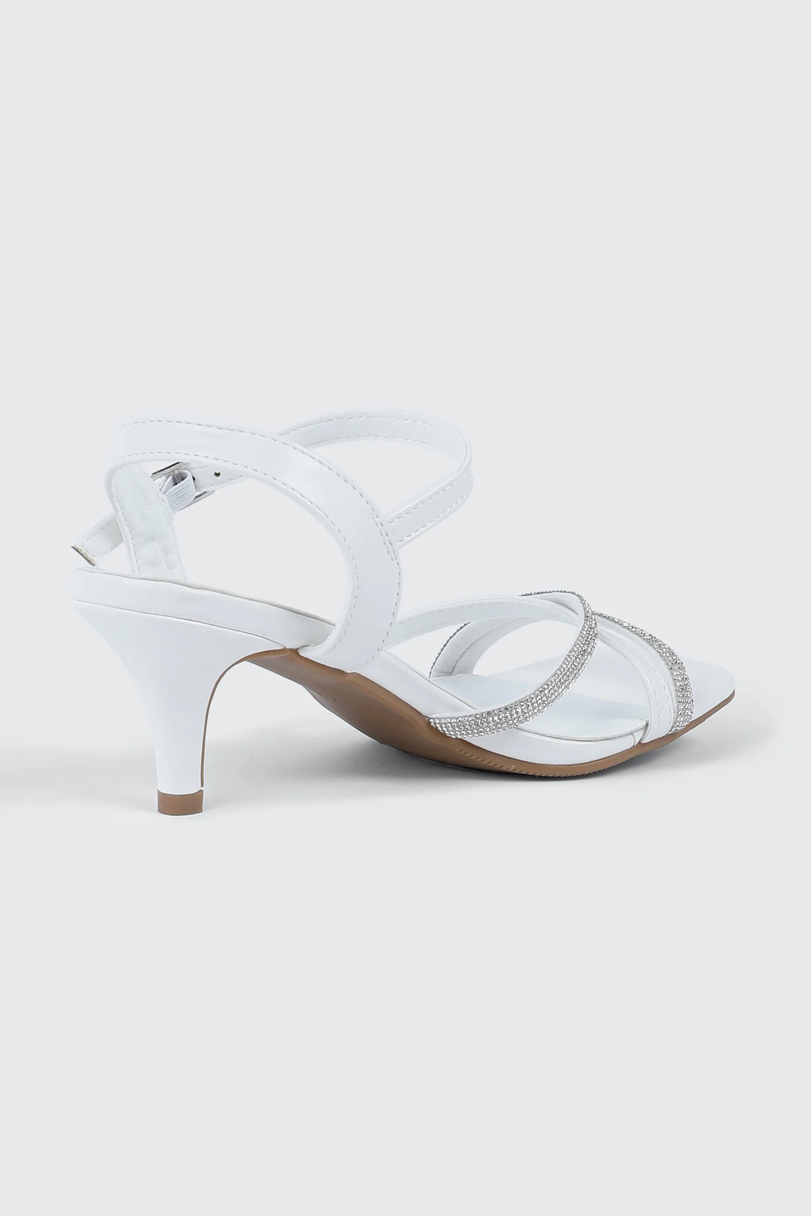 Slingback Kitten Heel Sandals - Image 3