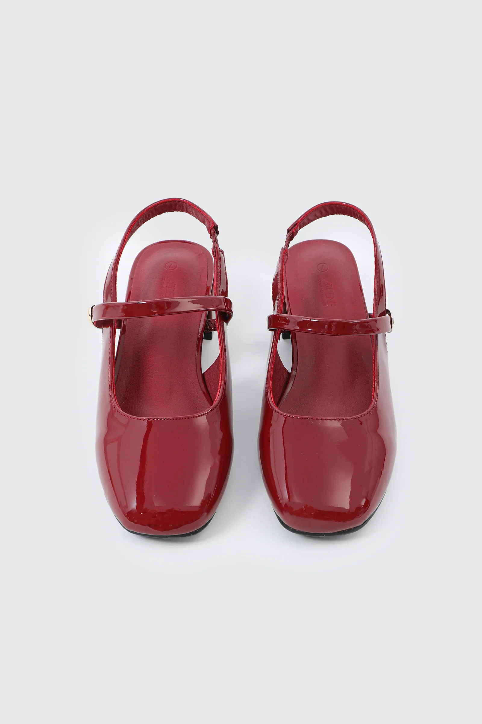 Slingback Shoes with Metal Ornament - Image 4