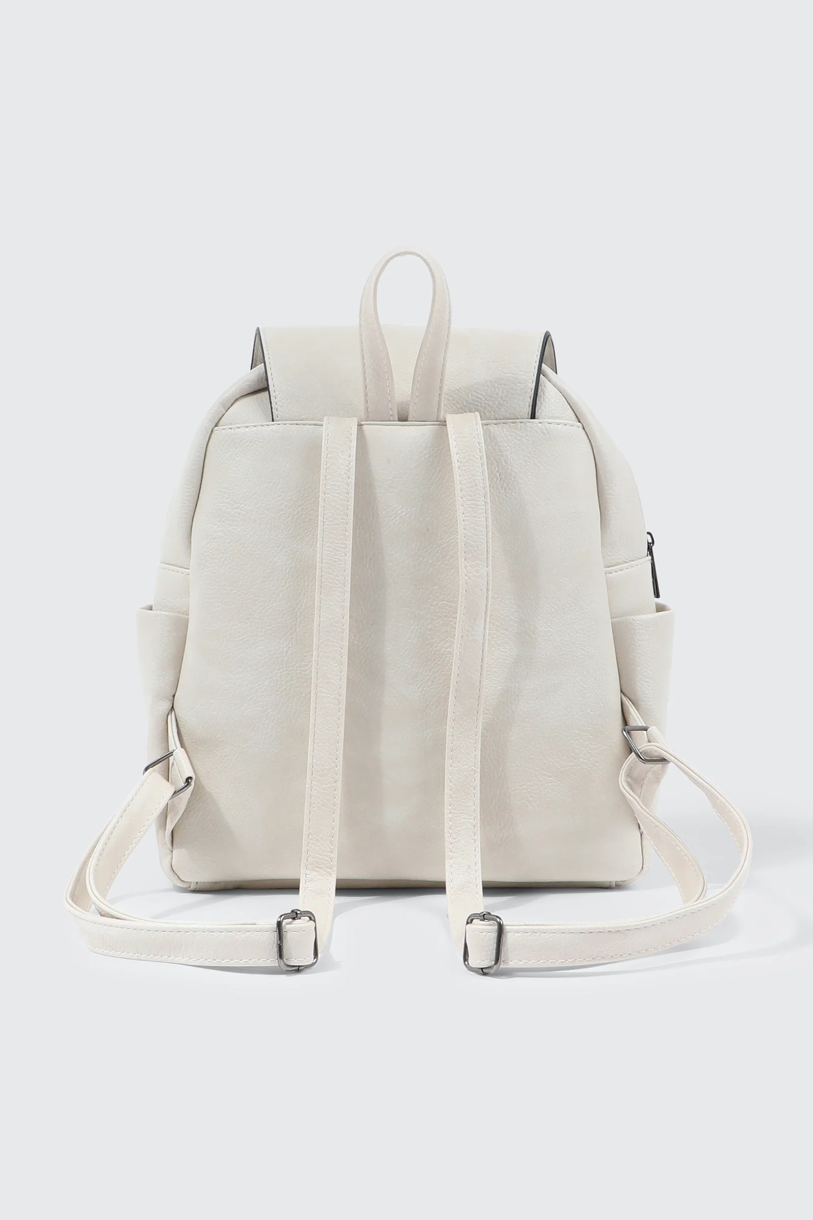 Small Faux Leather Backpack - Image 2