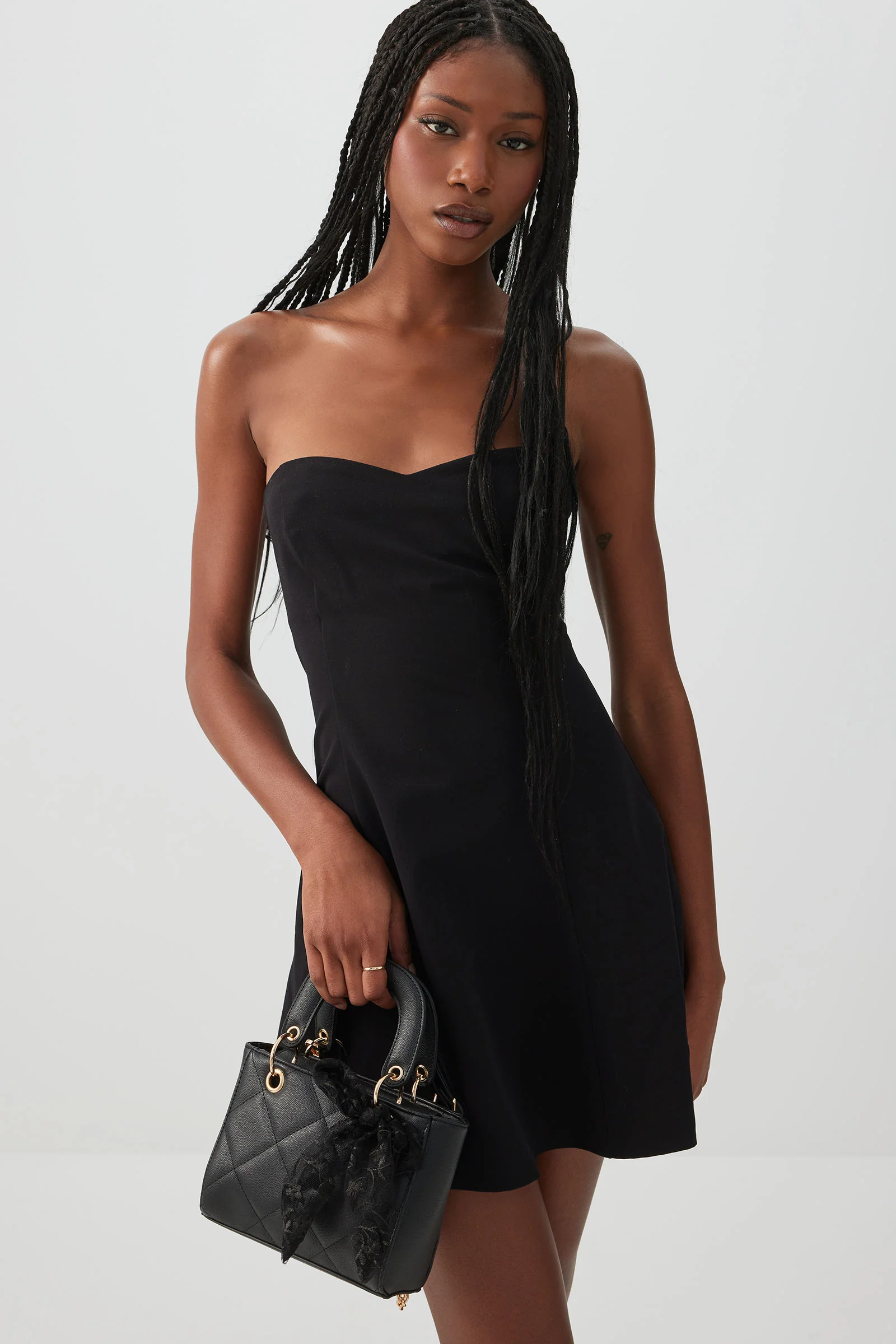 Small Tote Bag with Bow Detail - Image 4
