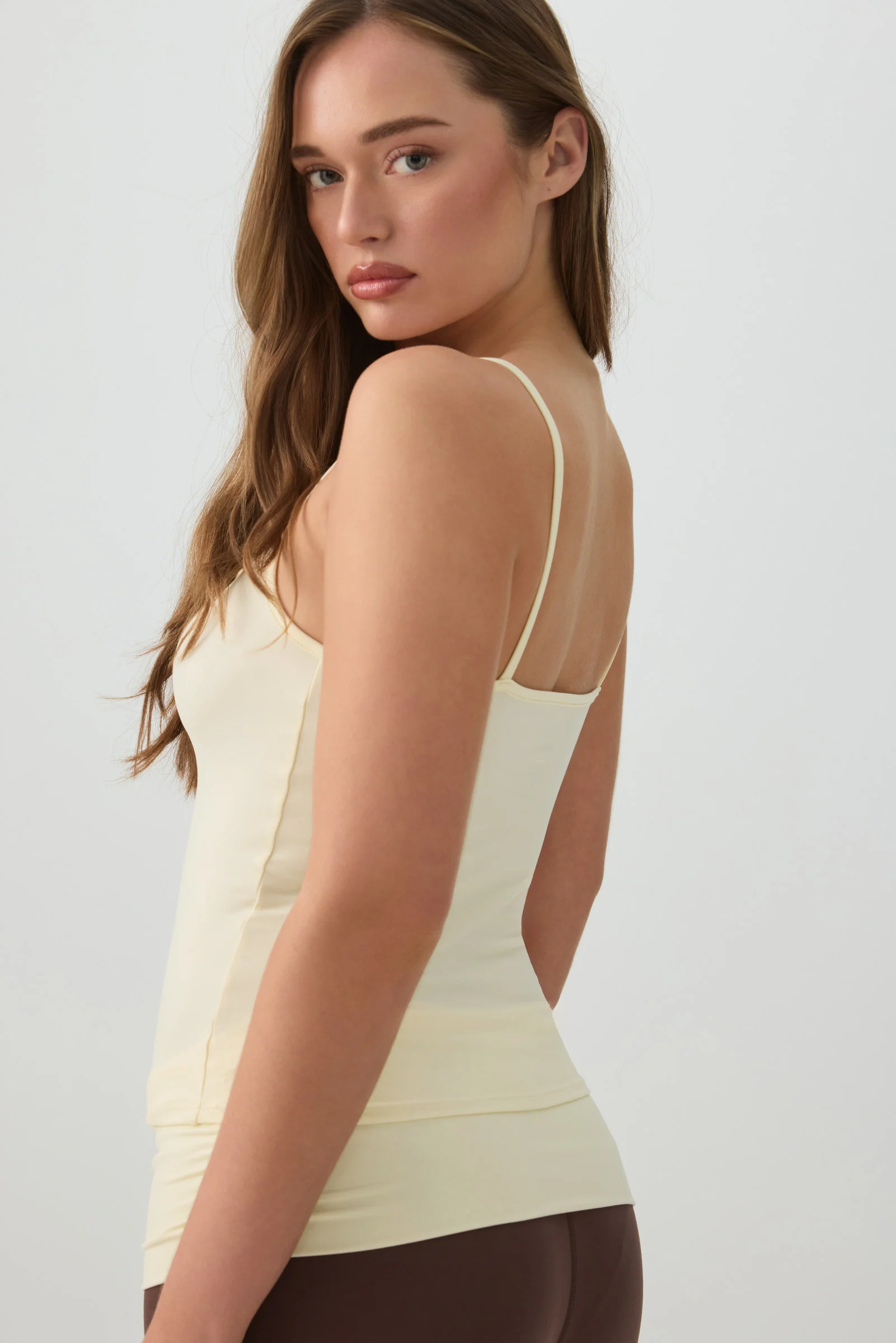 Soft Fitted Square Neck Tank Top - Image 4