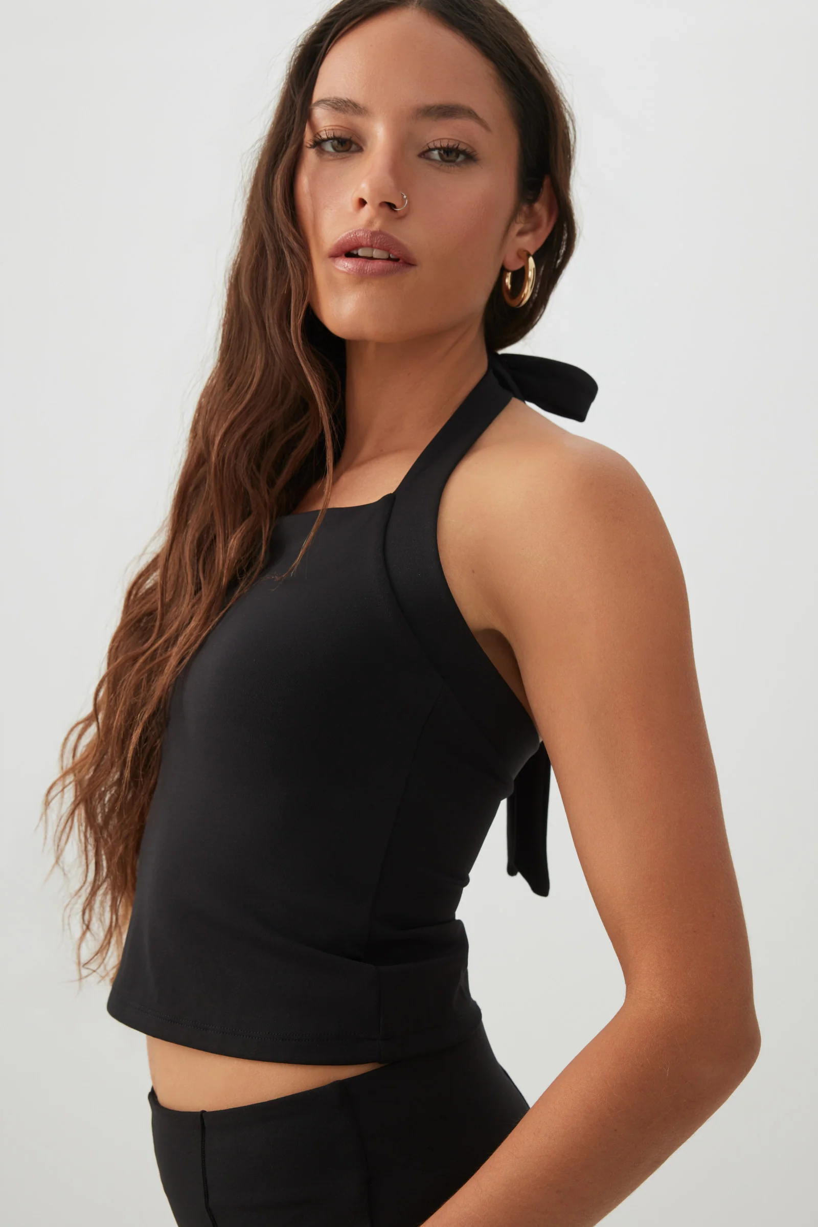 Soft Halter Crop Tank - Image 2