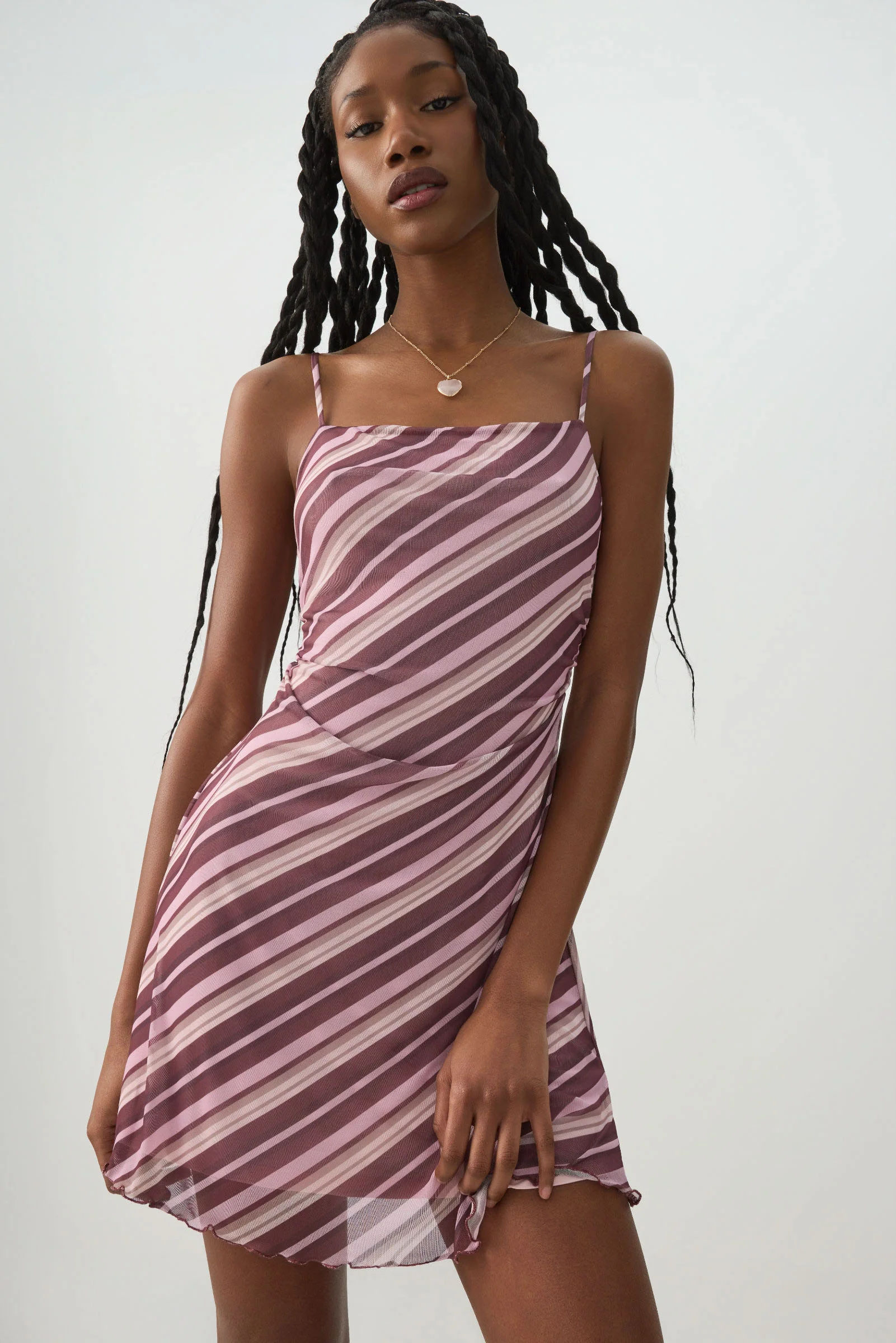 Square Neck Mini Dress - Image 2