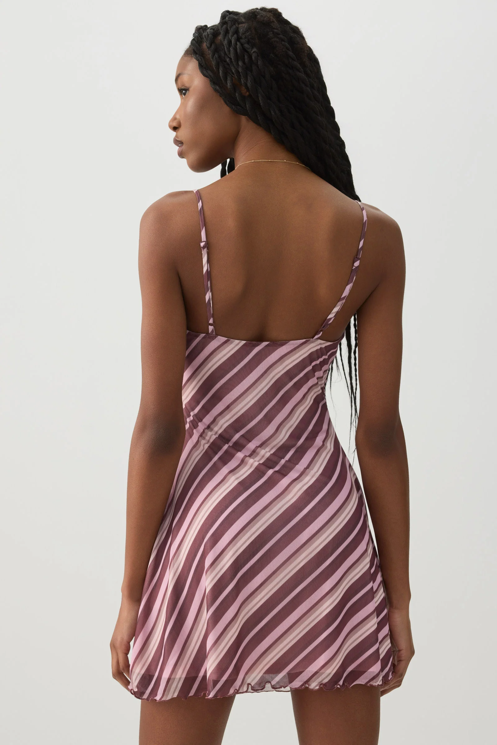 Square Neck Mini Dress - Image 4
