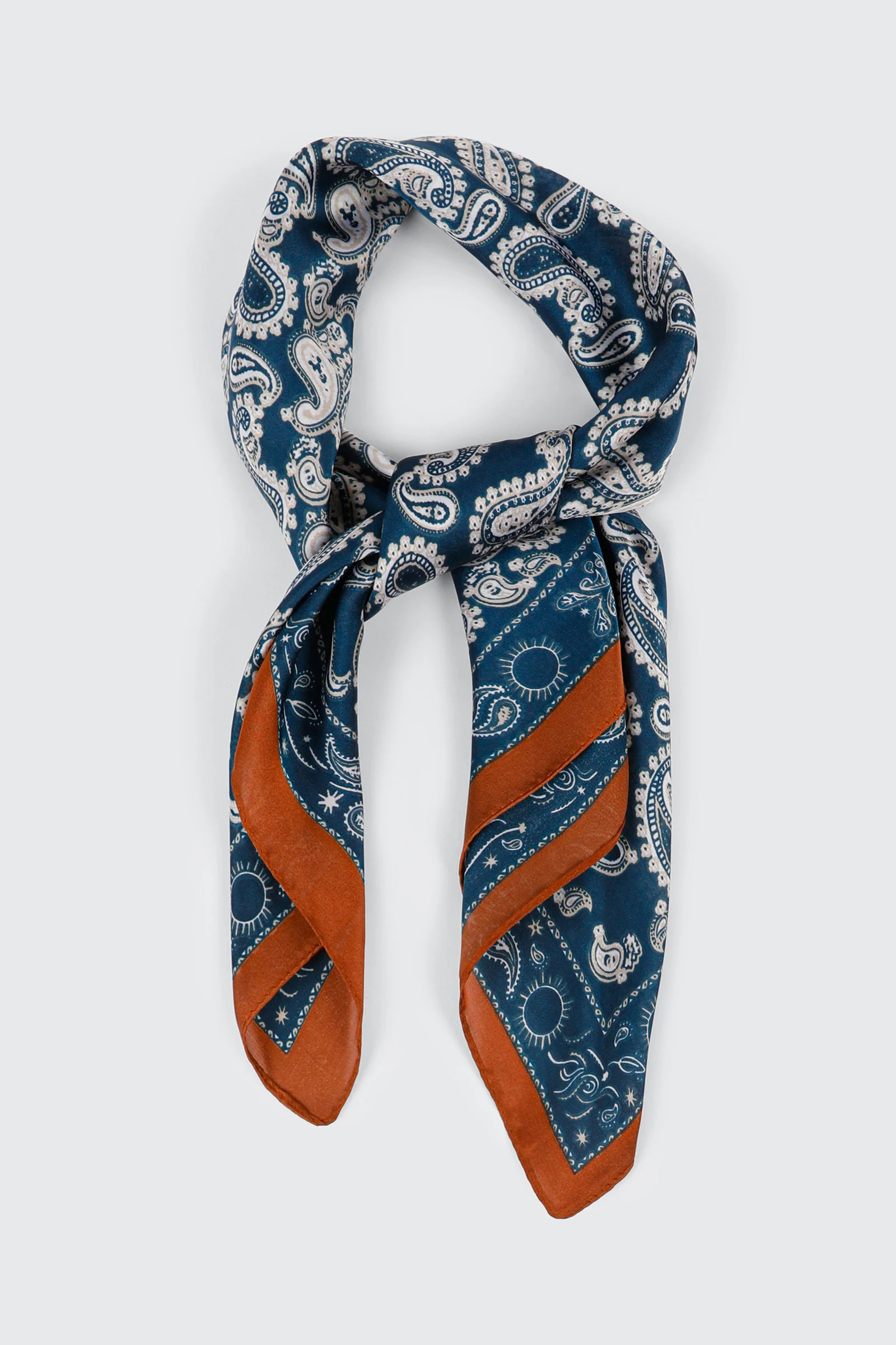 Square Paisley Print Scarf - Image 2