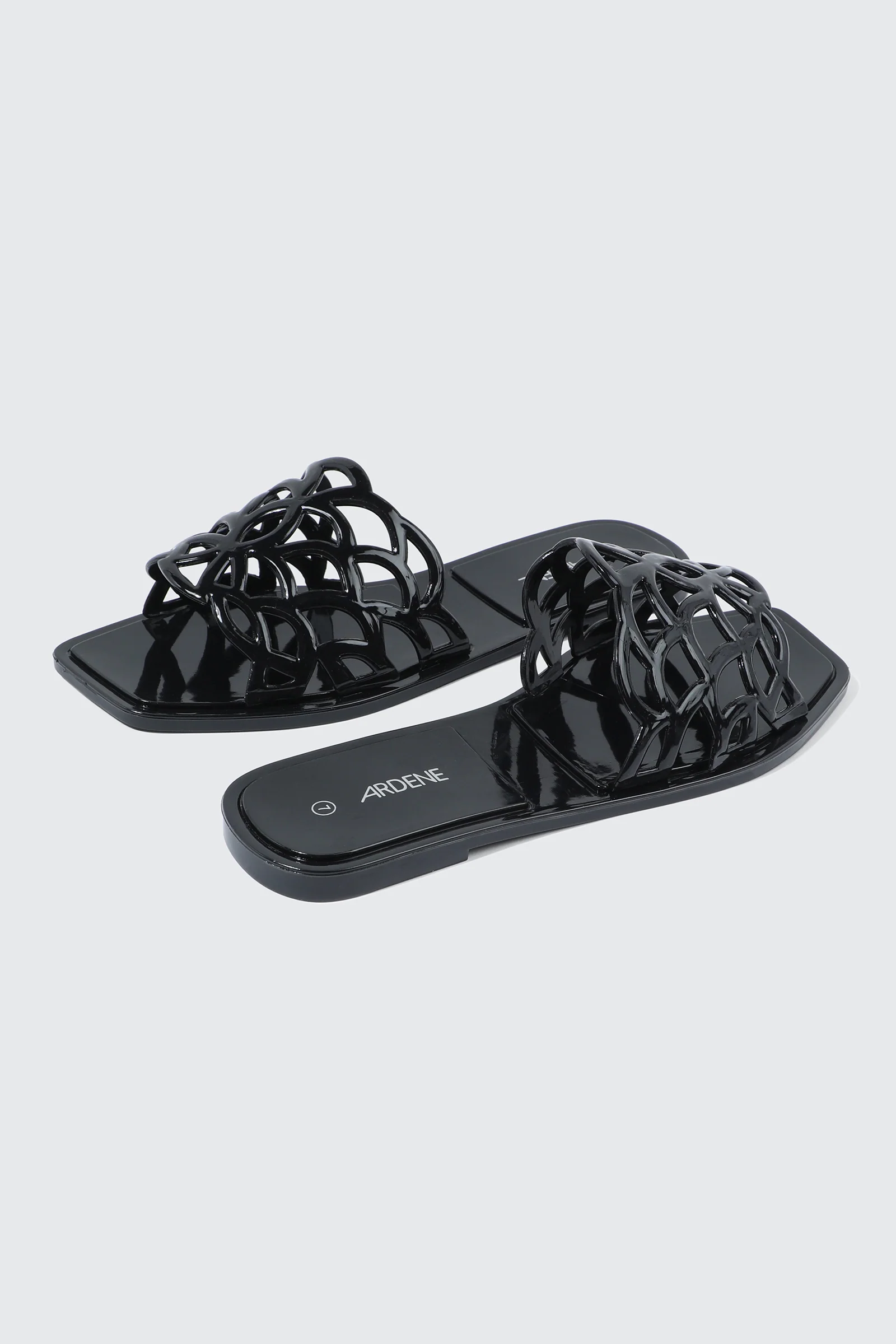 Square Toe Jelly Sandals - Image 3