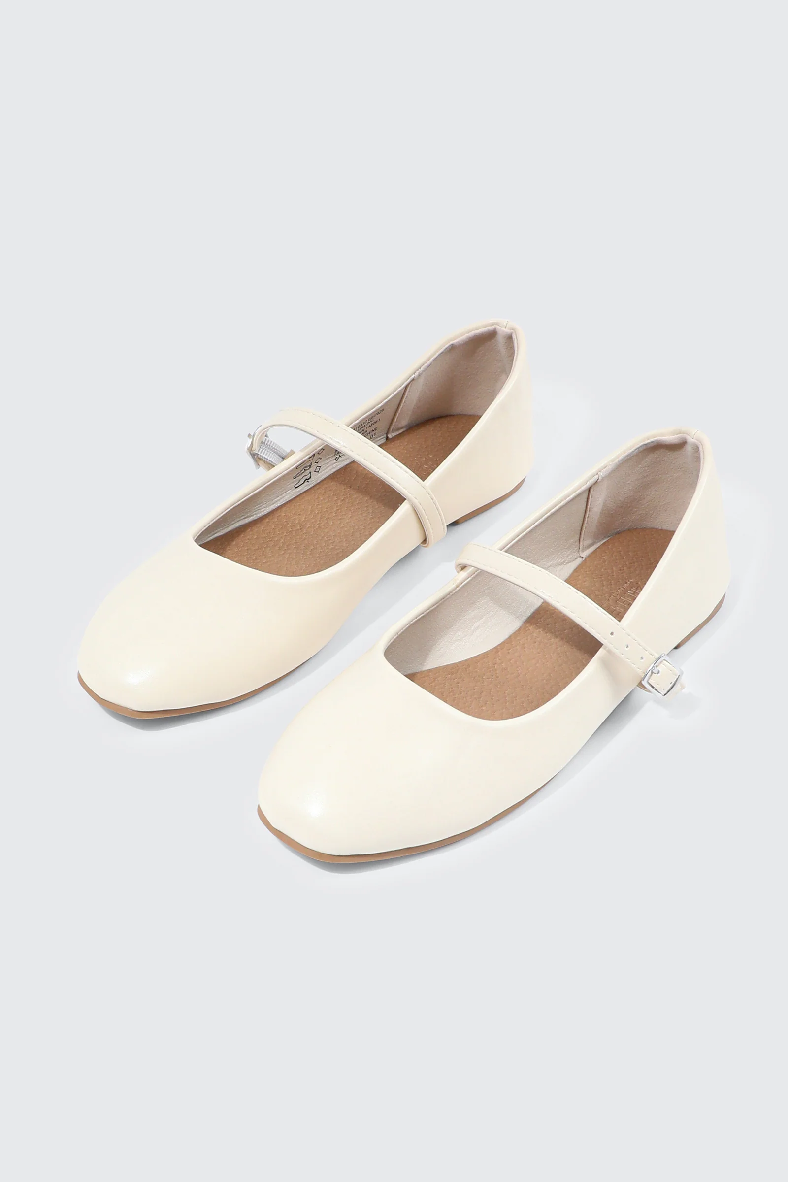 Square Toe Mary Jane Flats - Image 2