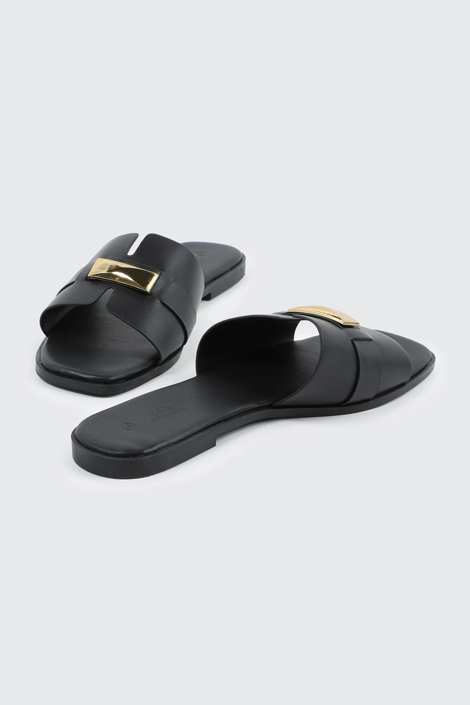 Square Toe One Band Sandals - Image 3
