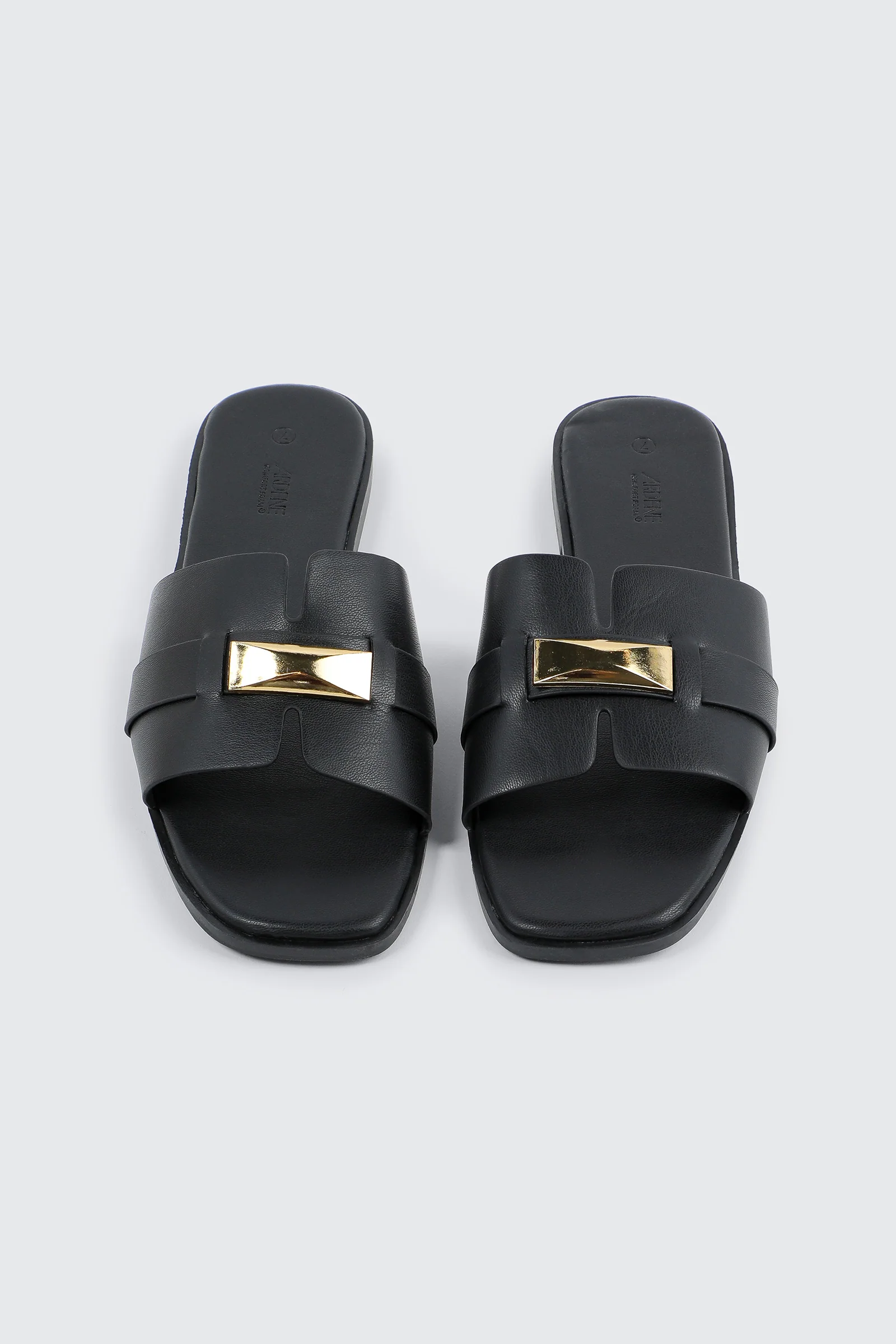 Square Toe One Band Sandals - Image 4