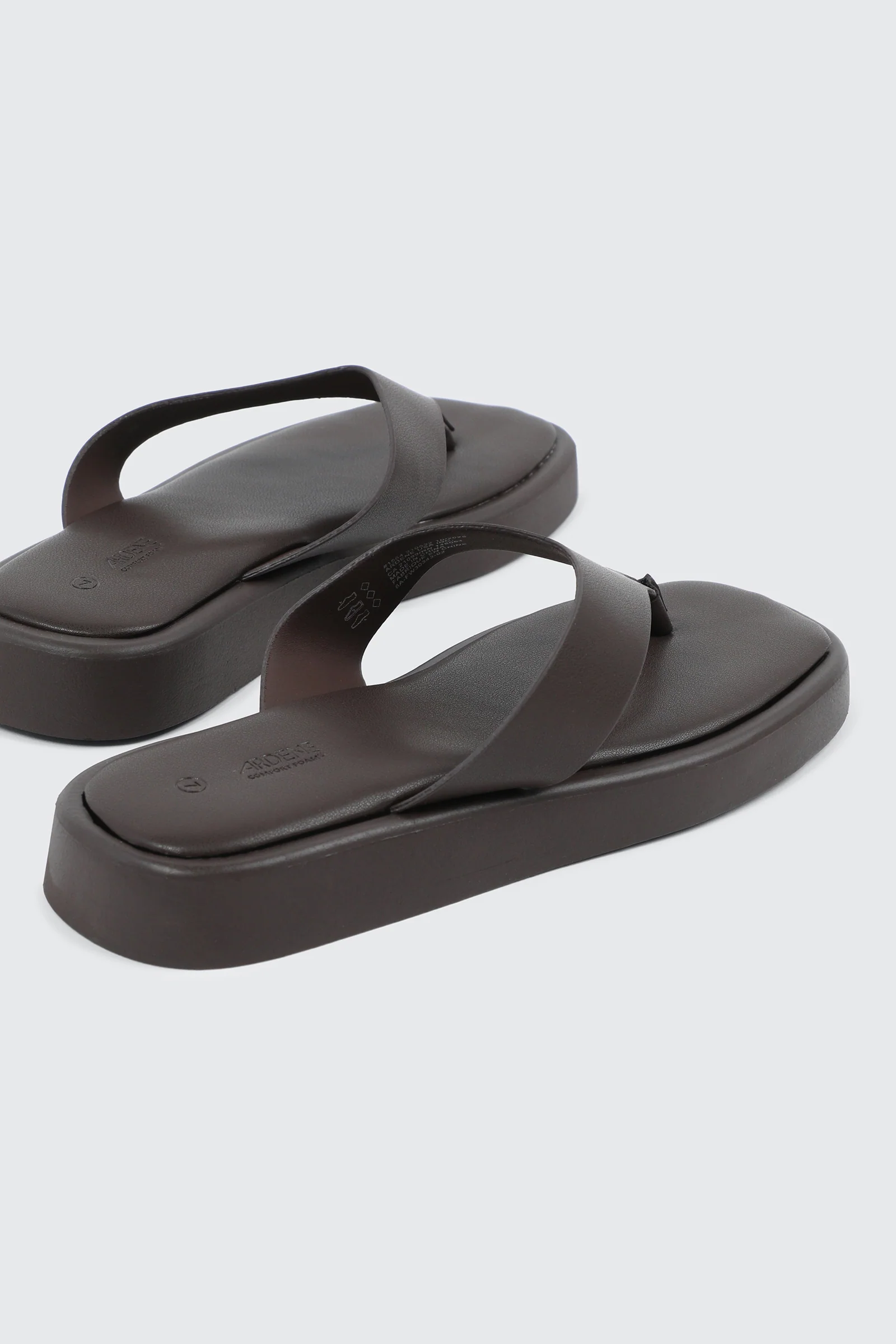 Square Toe Platform Flip Flops - Image 3