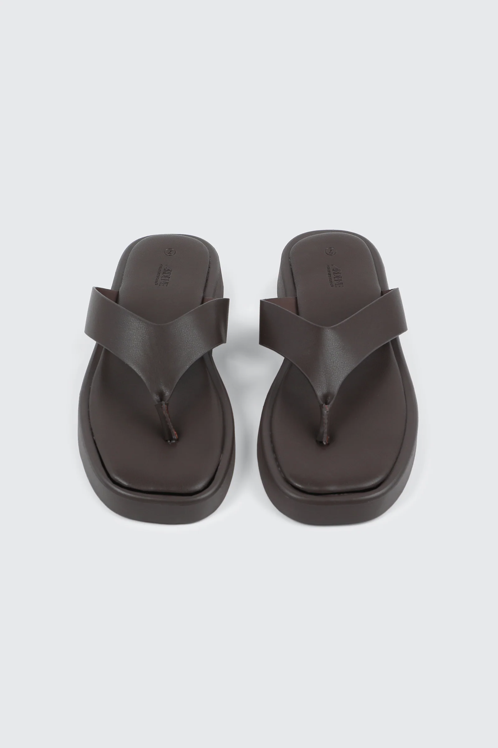 Square Toe Platform Flip Flops - Image 4