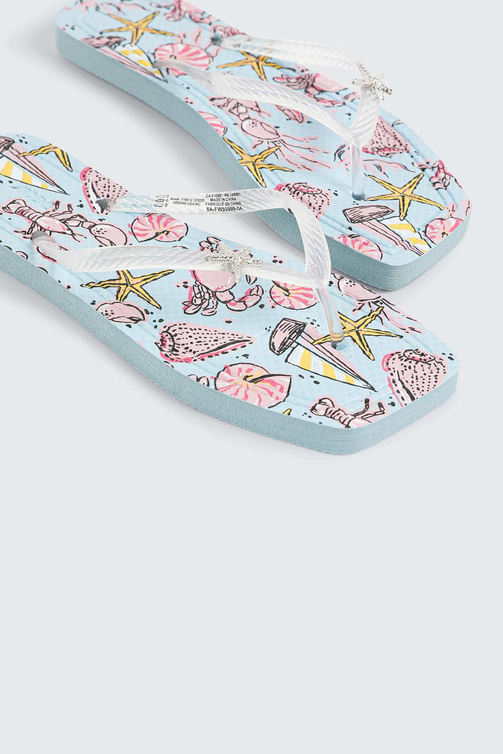 Starfish Charm Flip Flops - Image 2