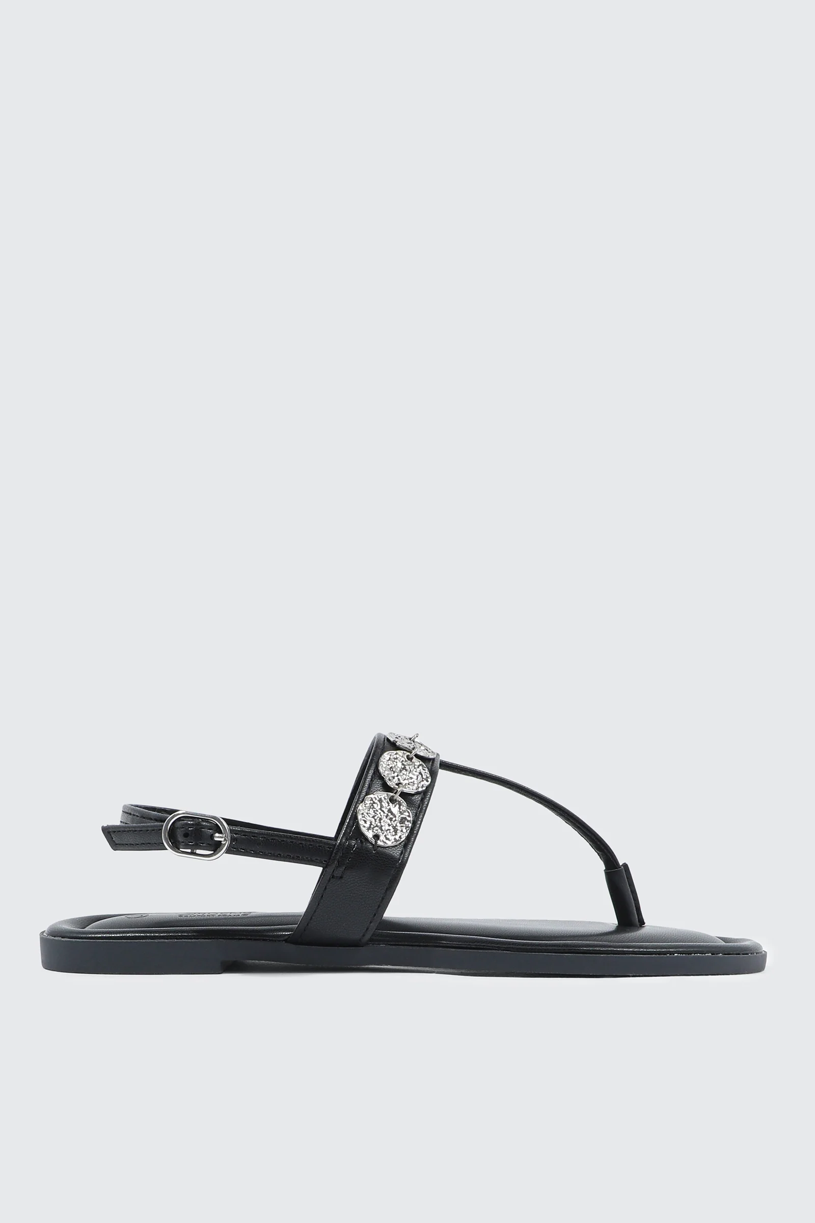 Strappy Sandals with Coin Charms