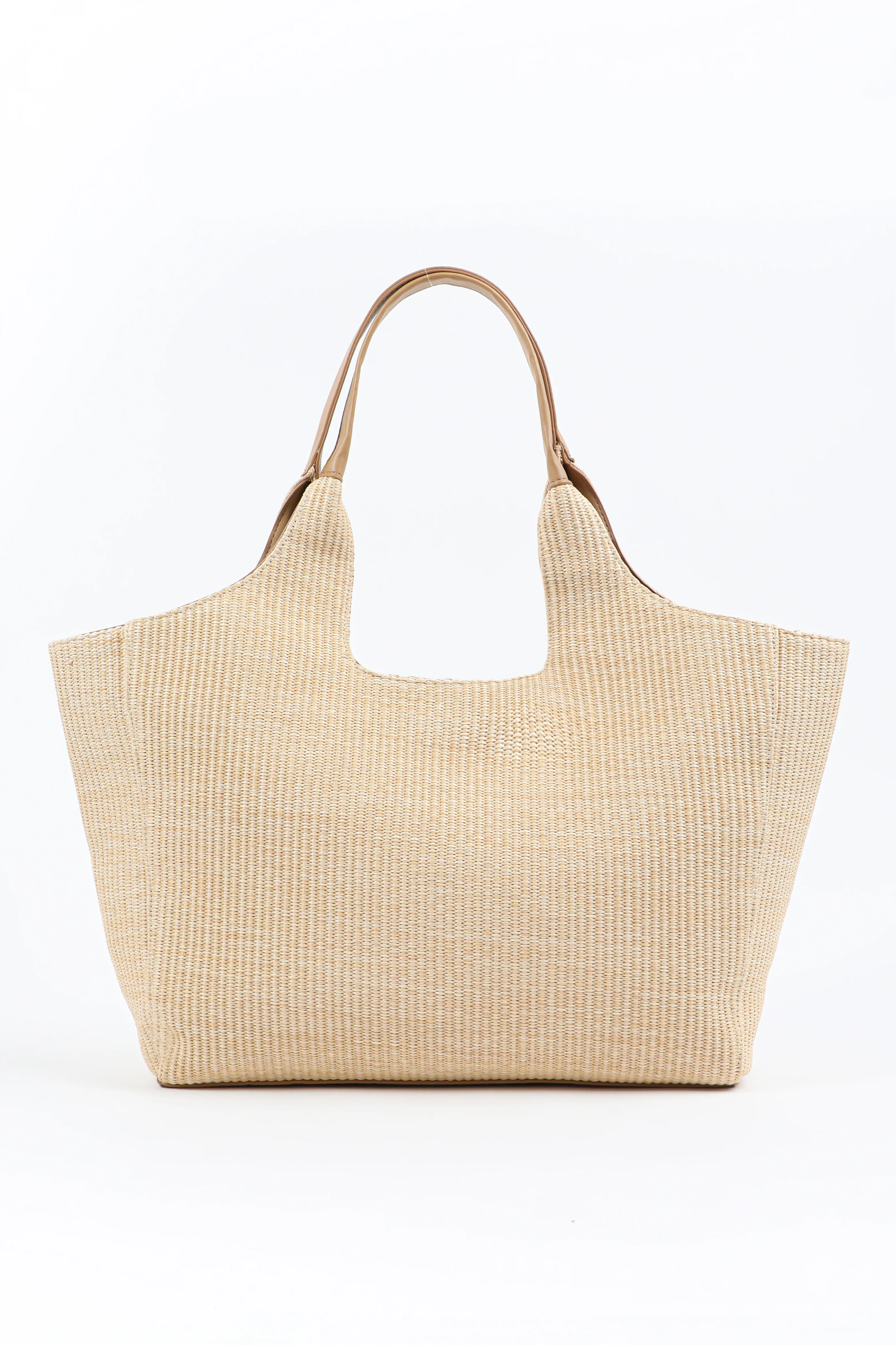 Straw Tote Bag with Starfish Details - Image 3