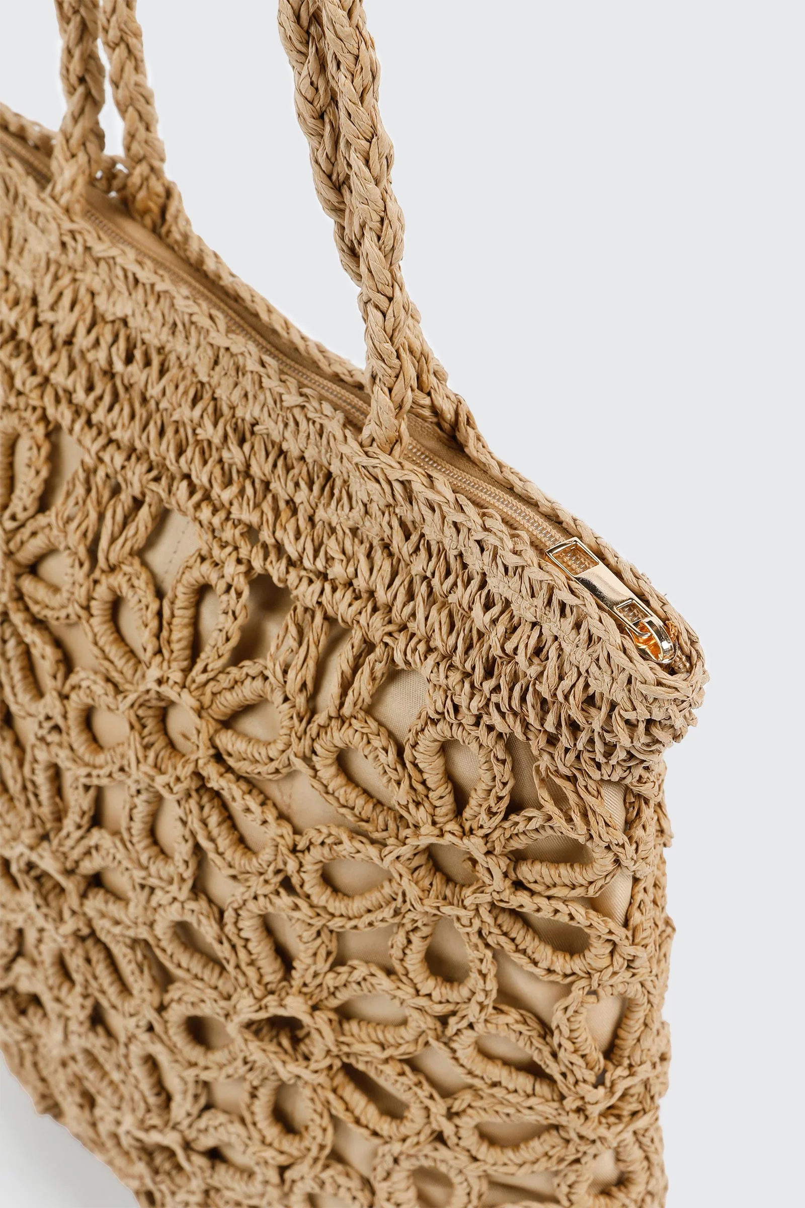 Straw Woven Shoulder Bag - Image 2