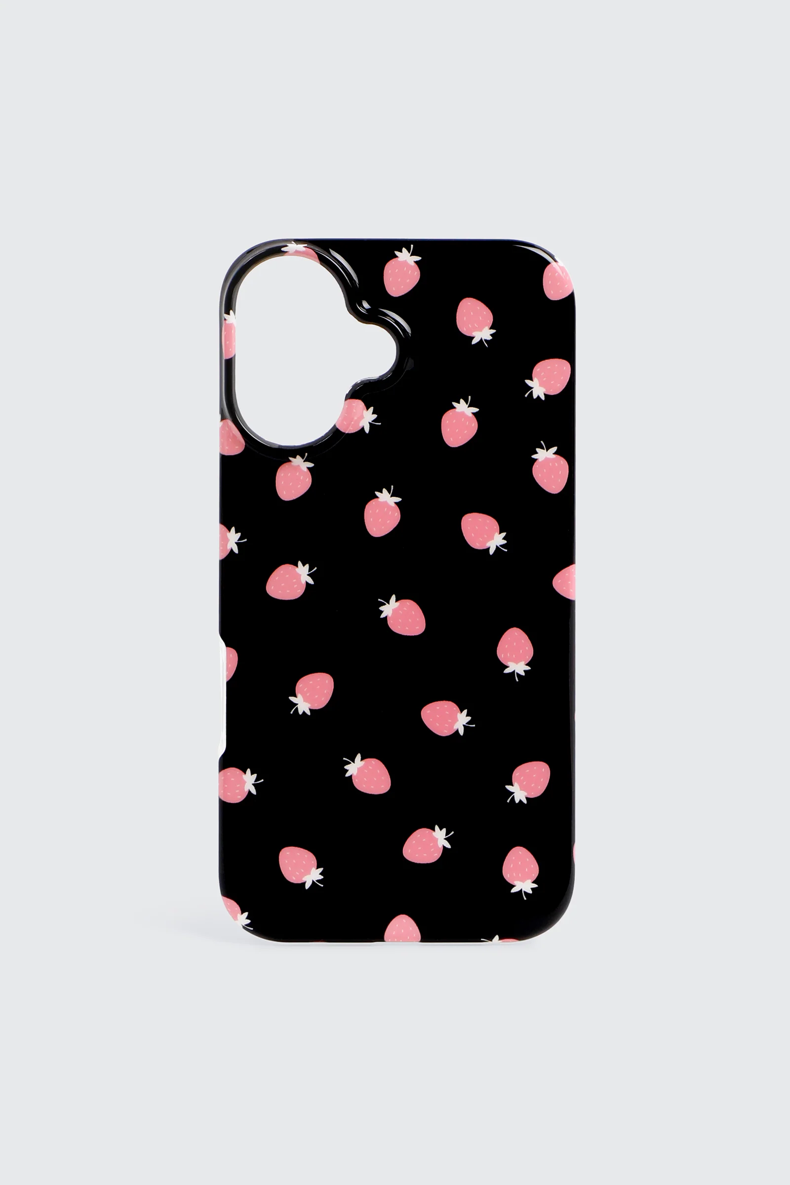 Strawberry Print iPhone 16 Case
