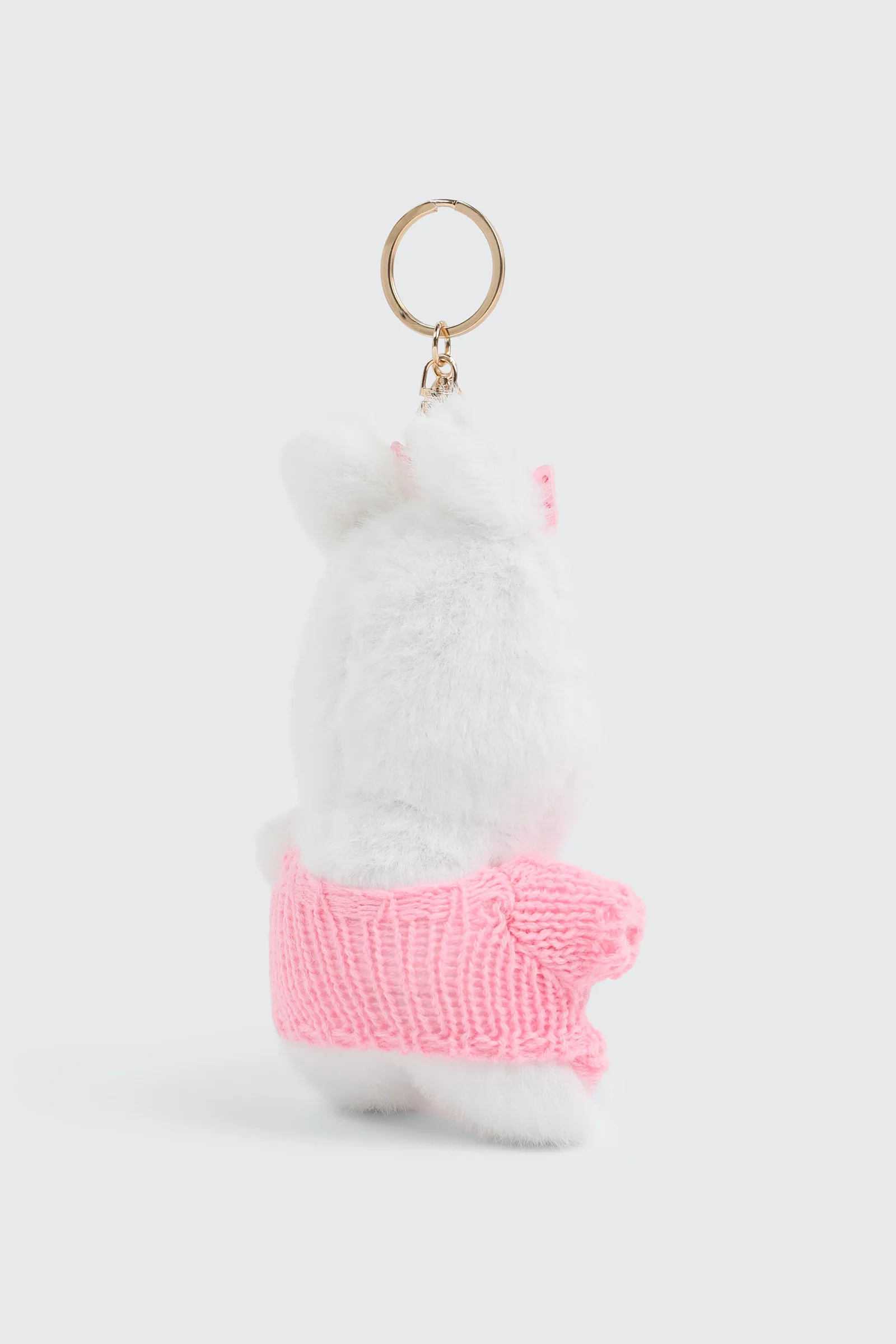 Strawberry Sweater Dog Keychain - Image 2