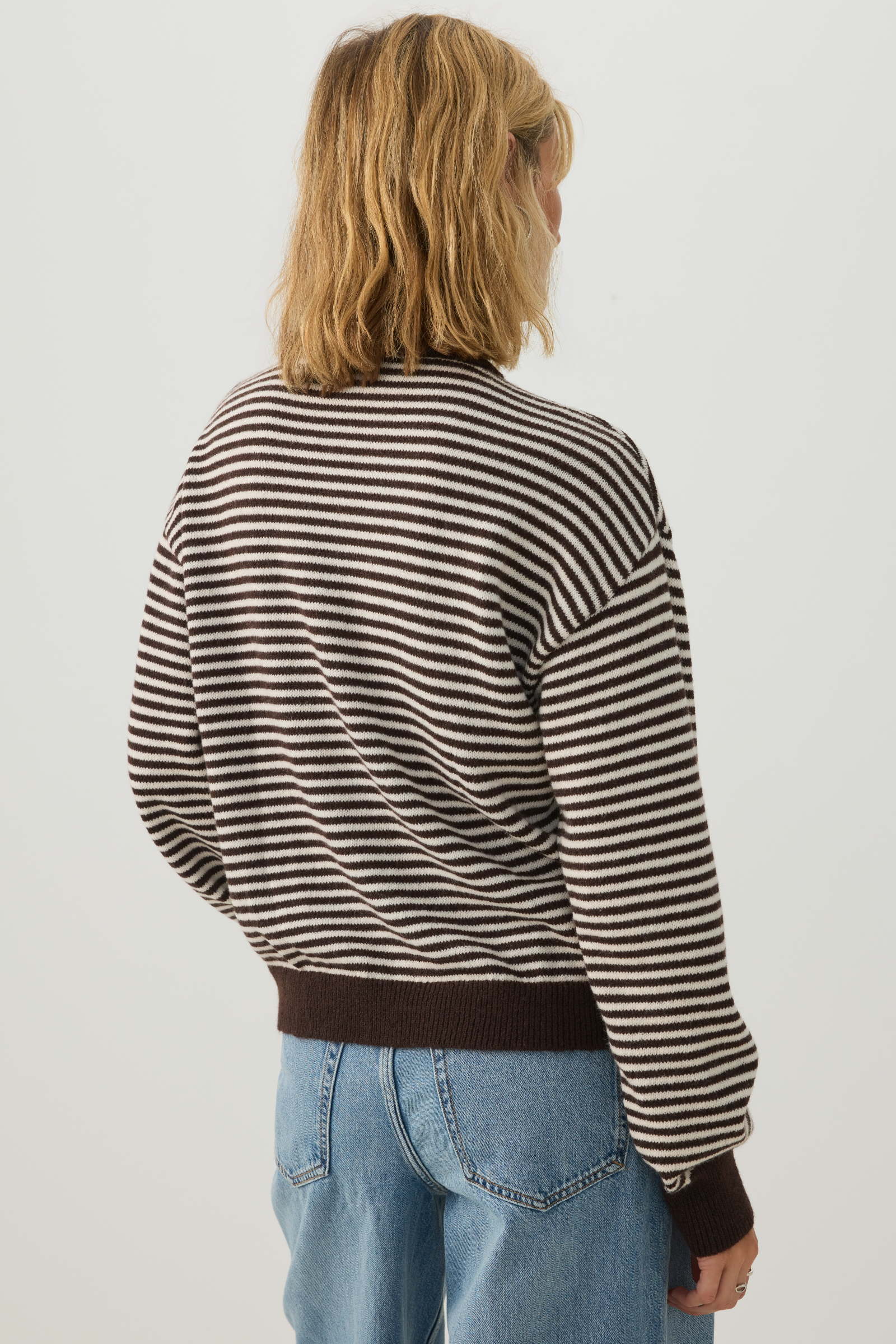 Striped Crew Neck Sweater - Image 4