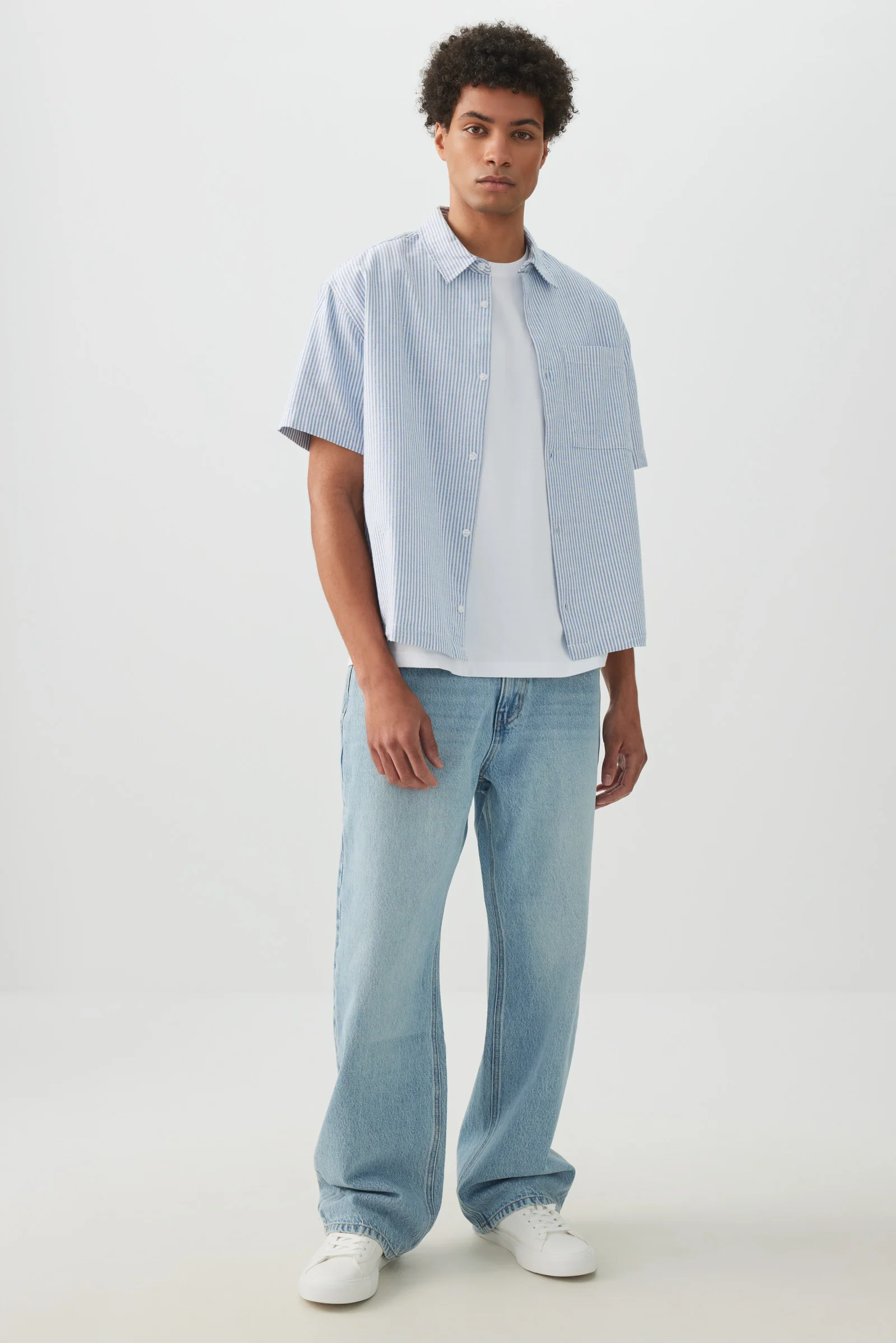Striped Short Sleeve Shirt - Image 2
