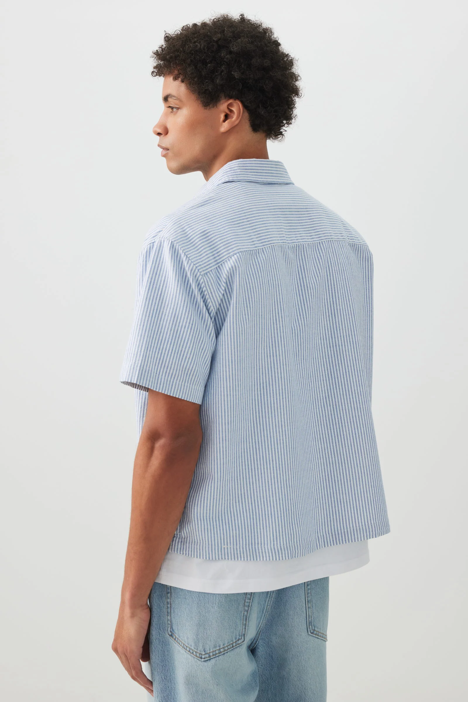 Striped Short Sleeve Shirt - Image 4