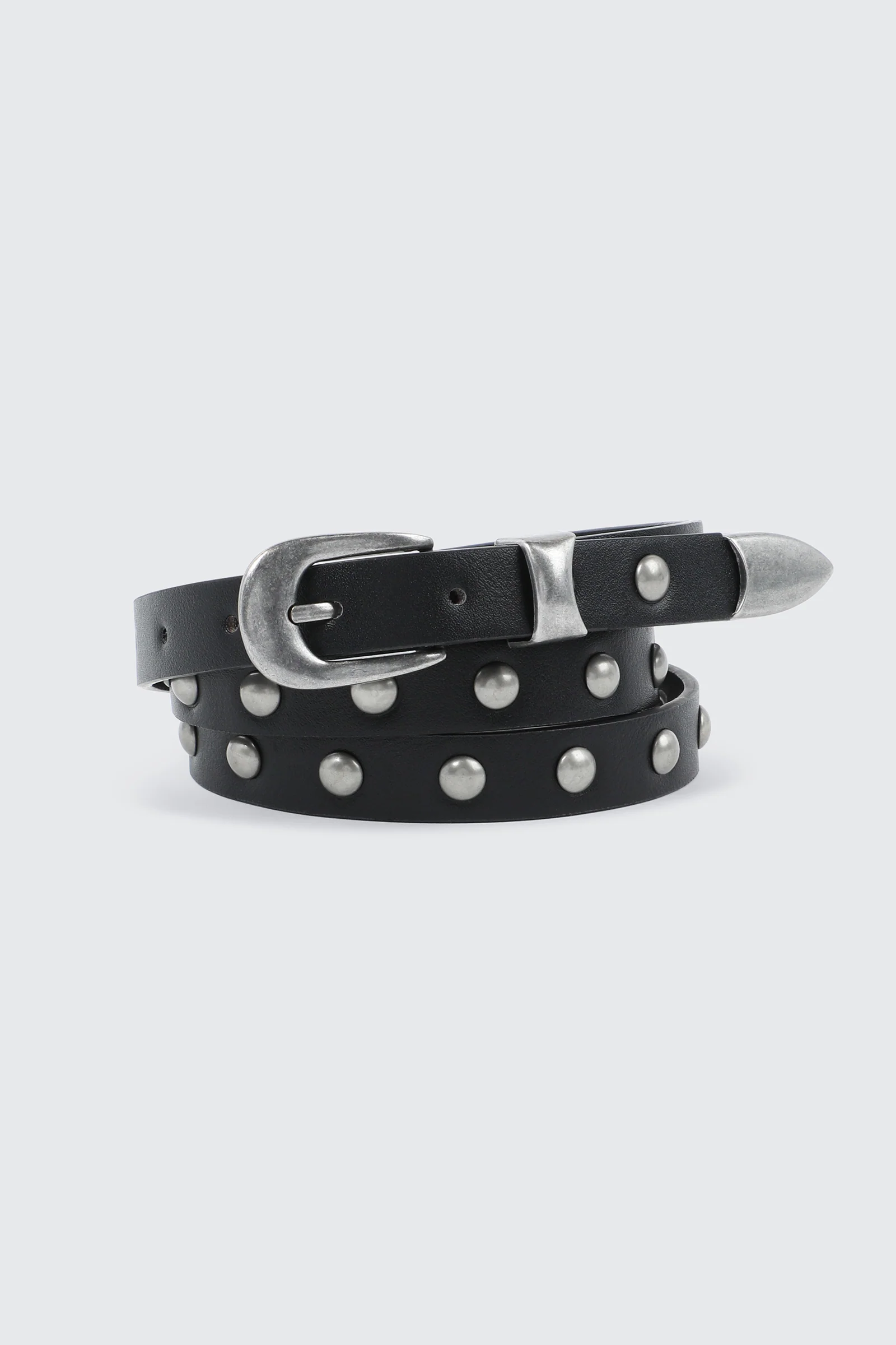 Studded Belt with Metal Tip