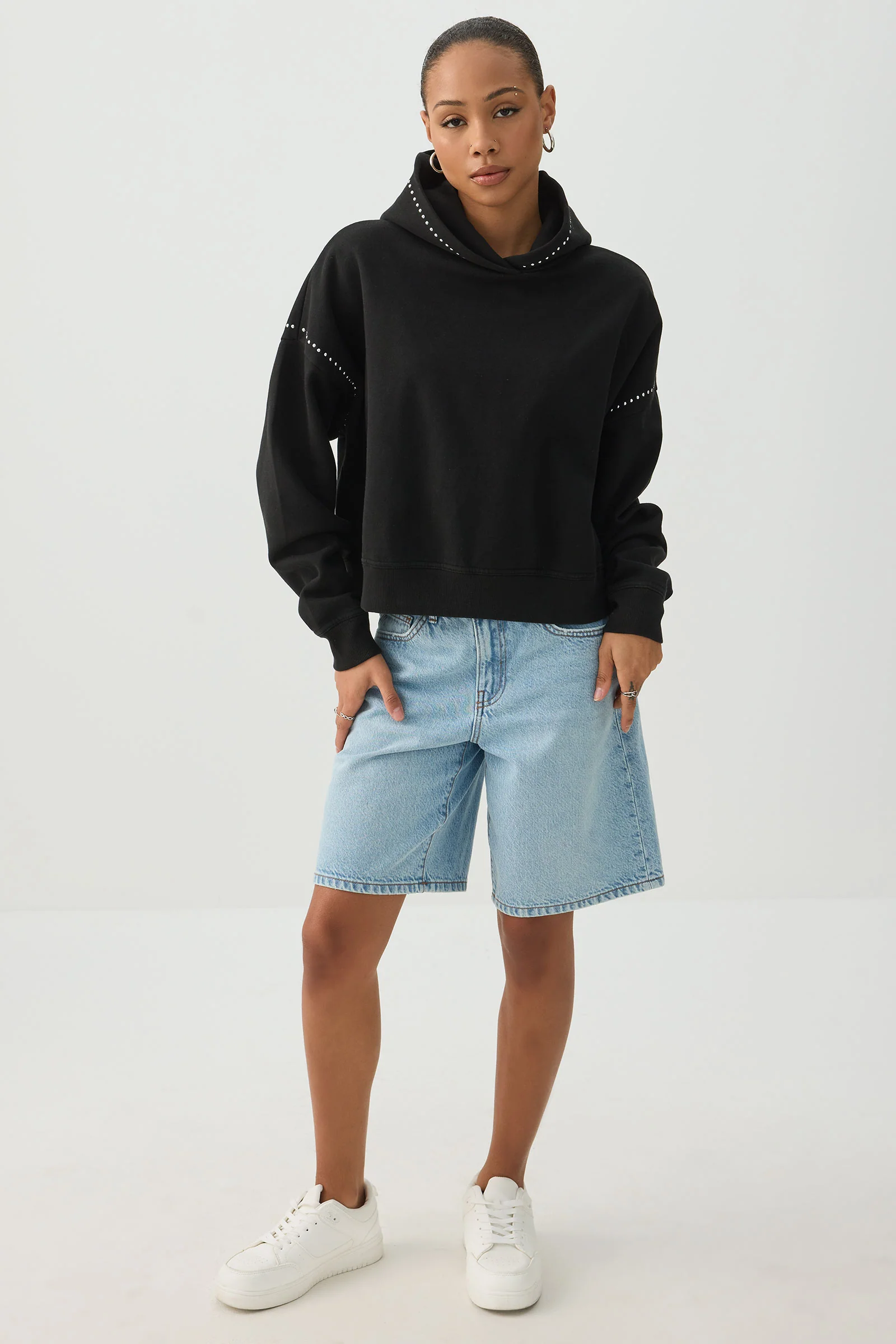 Studded Hoodie - Image 3