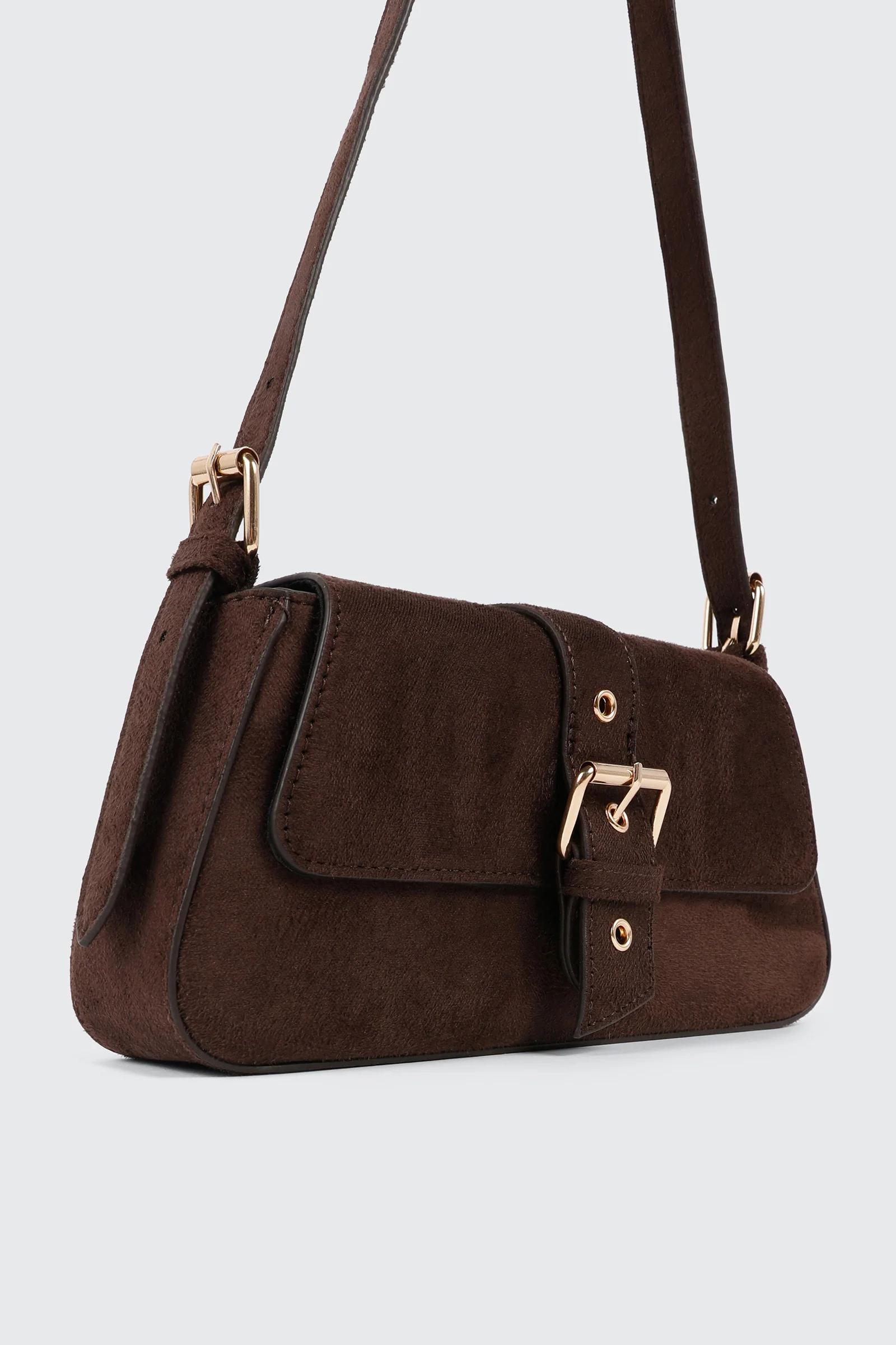 Suede Shoulder Bag - Image 3
