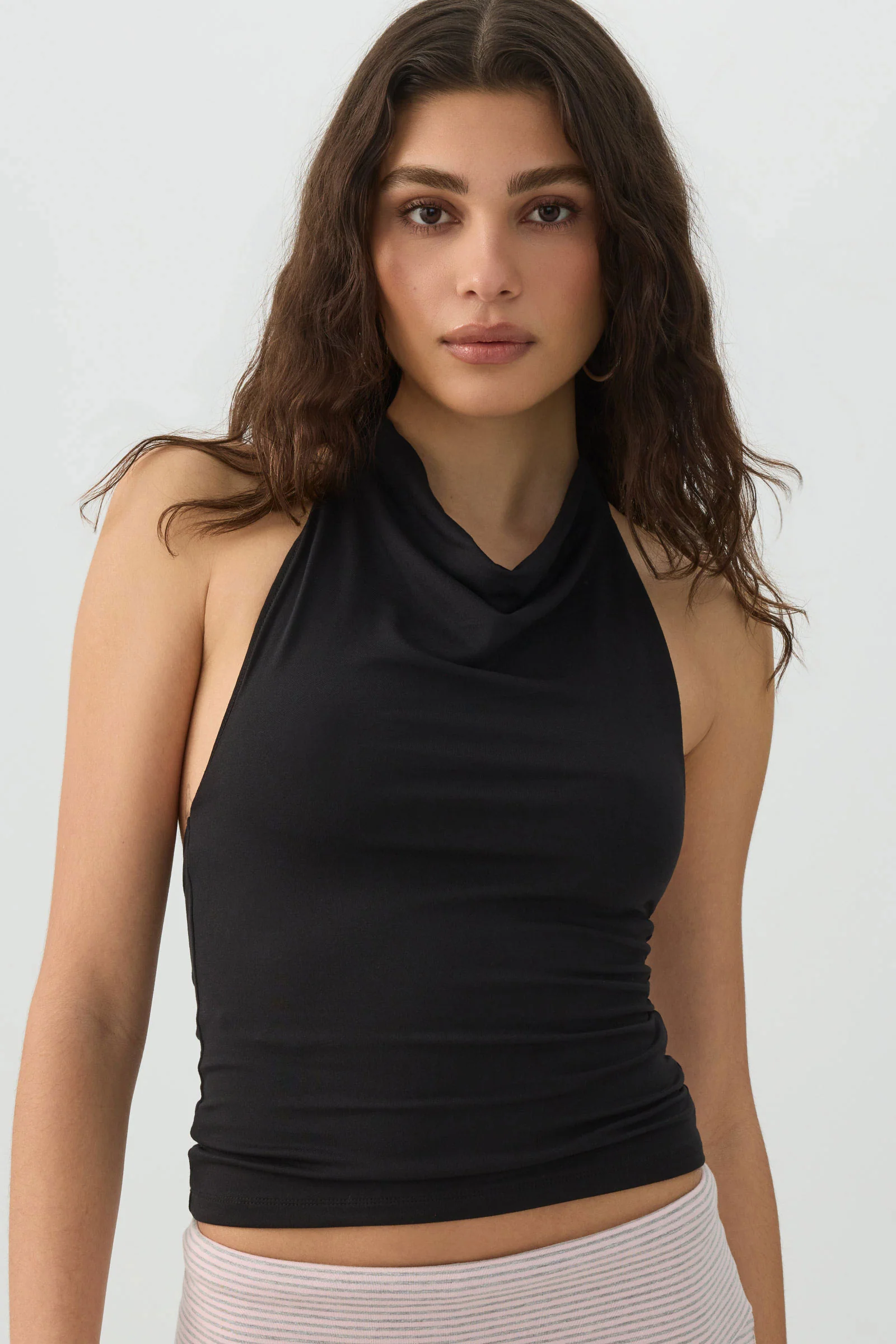 Super Soft Cowl Neck Tank Top - Image 2