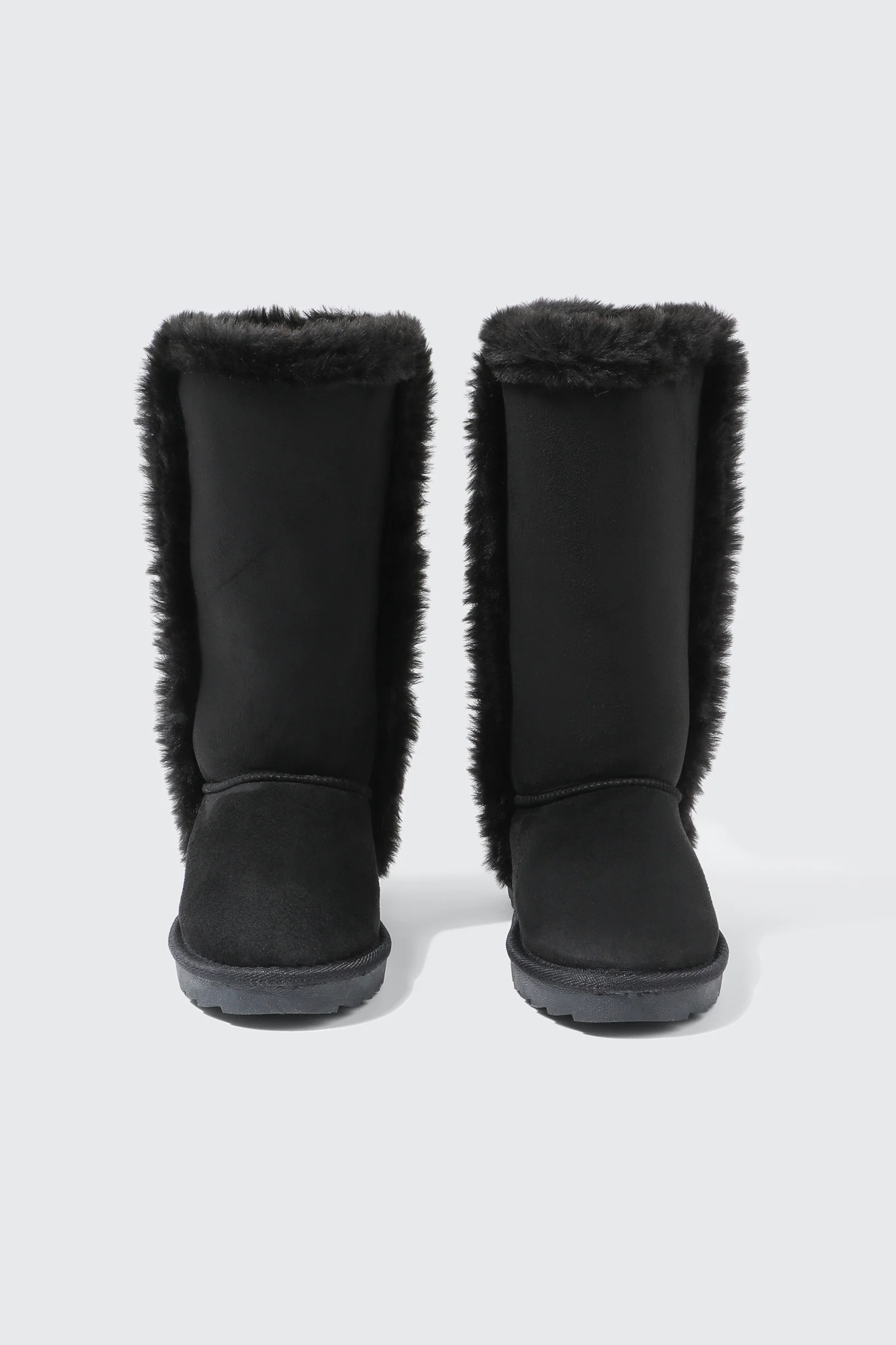 Tall Faux Sheepskin Boots - Image 4