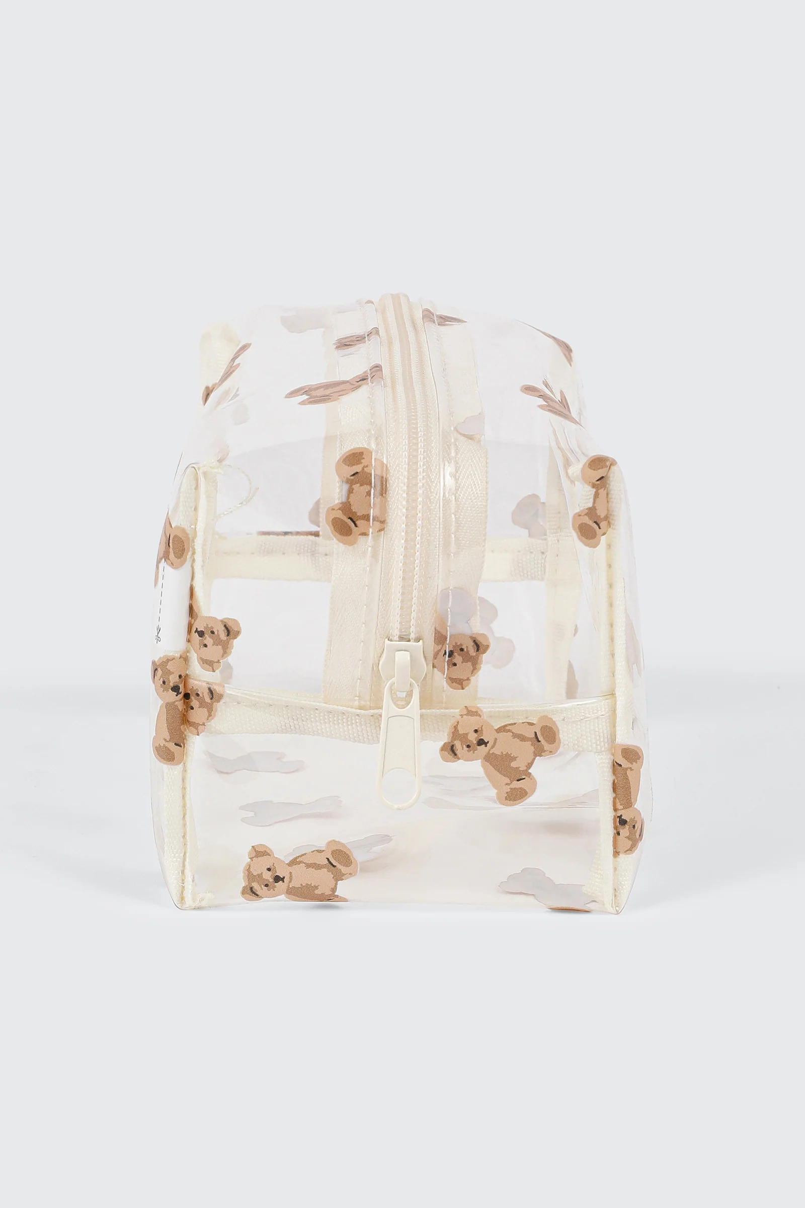 Teddy Print Cosmetics Bag - Image 2
