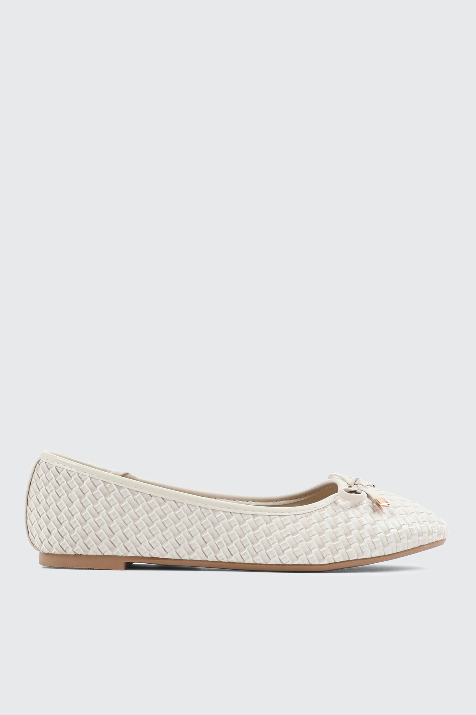 Textured Ballet Flats