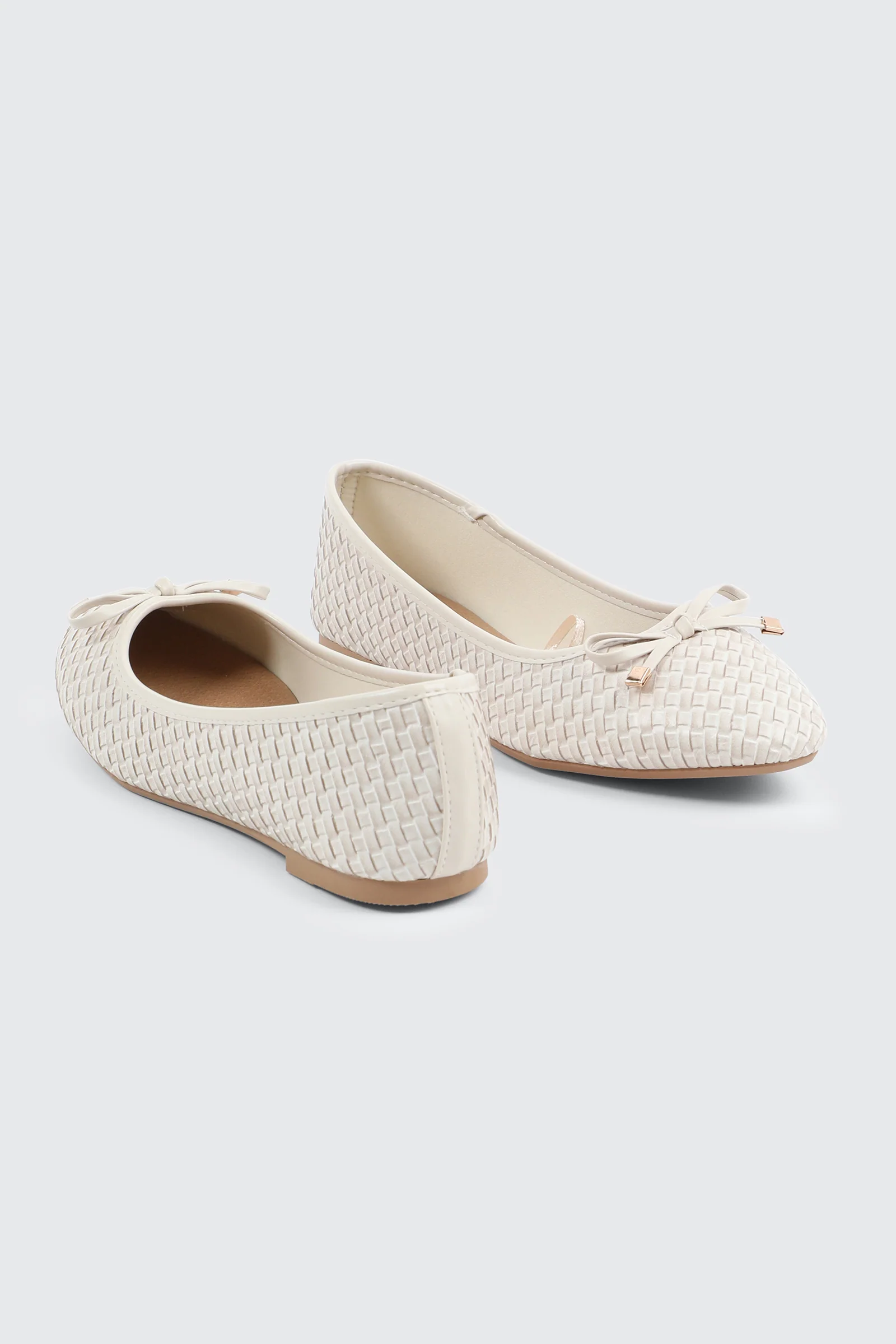 Textured Ballet Flats - Image 3