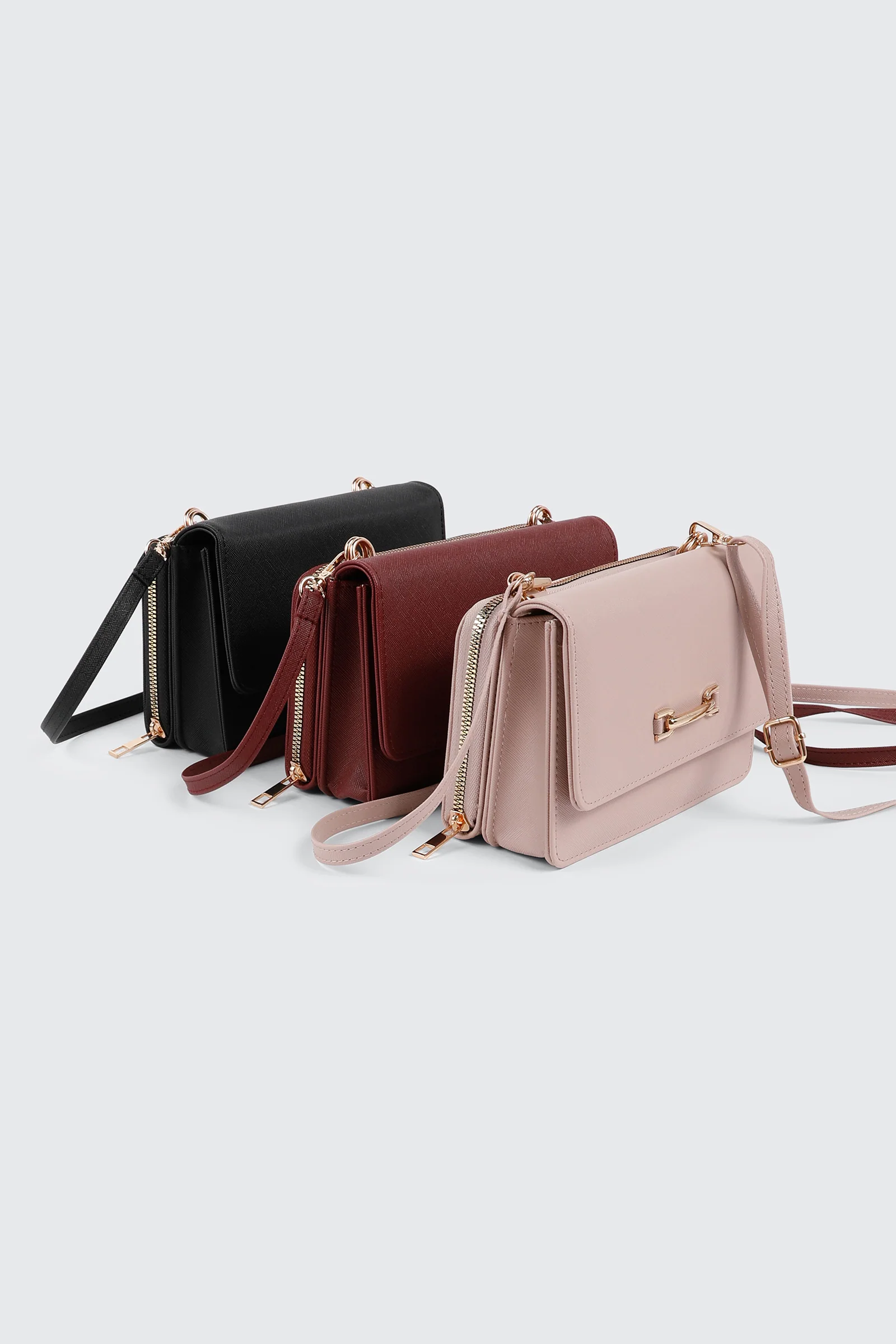 Textured Crossbody Bag - Image 4