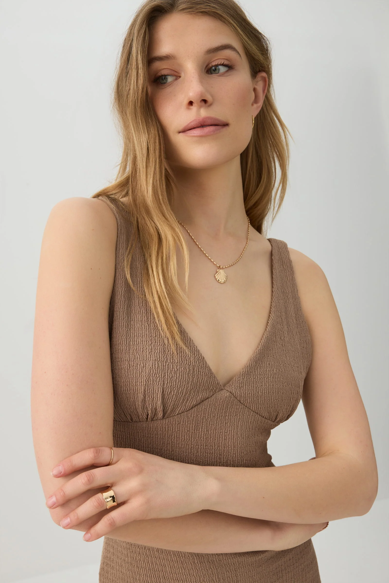 Textured Knit Midi Dress - Image 3