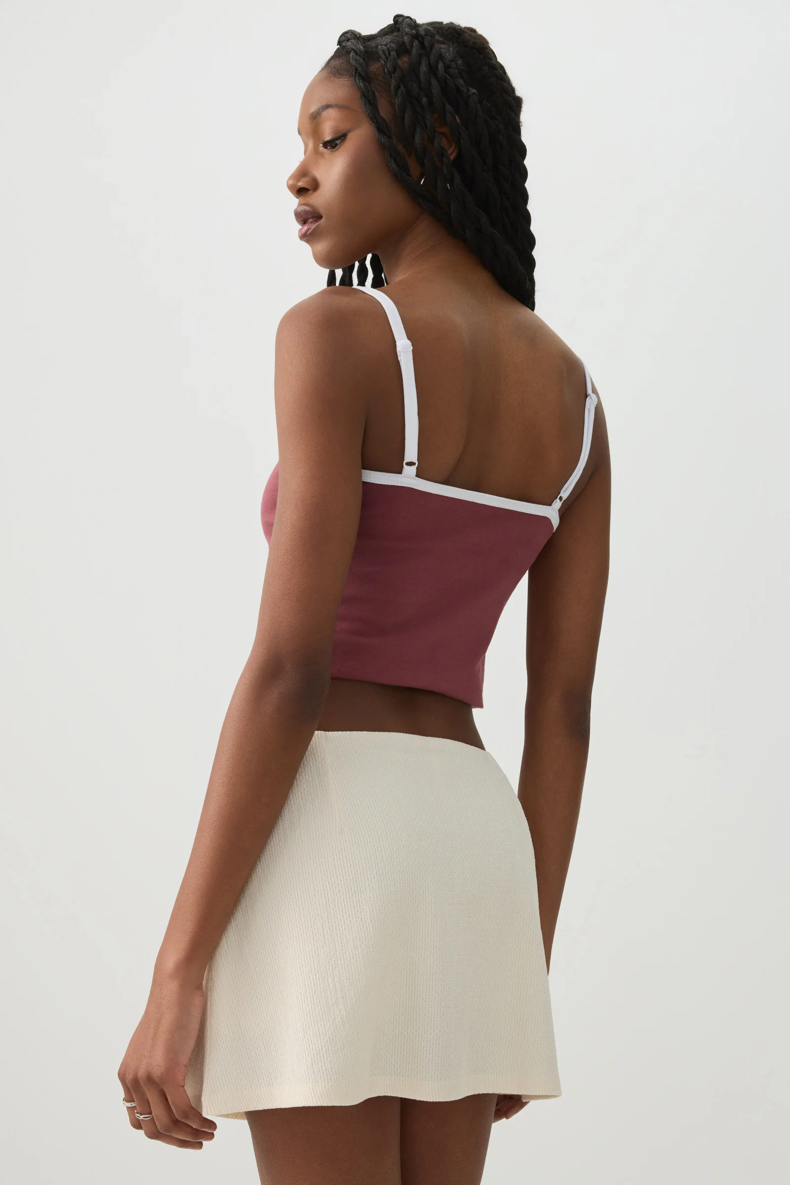 Textured Knit Mini Skort - Image 4