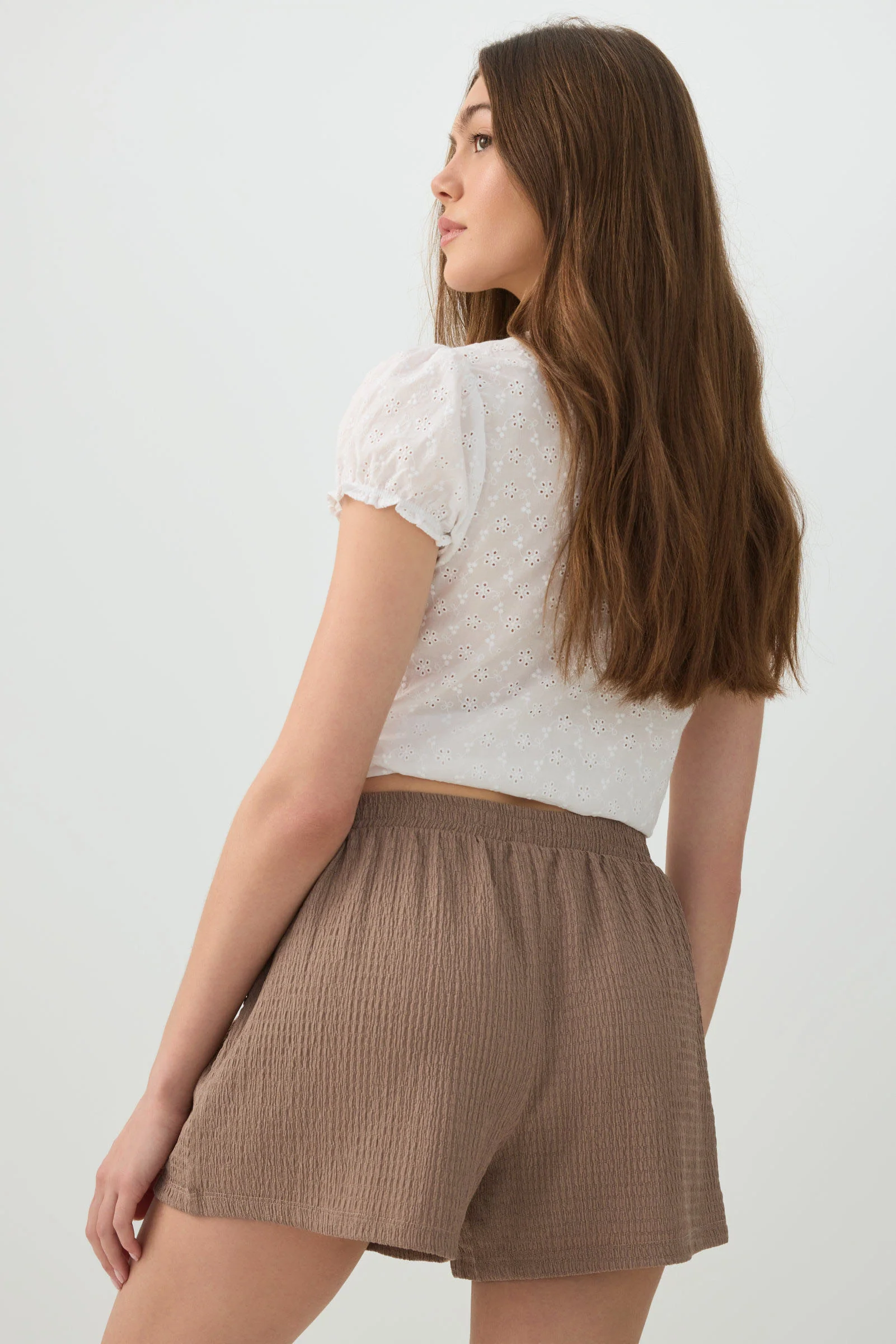 Textured Knit Shorts - Image 4