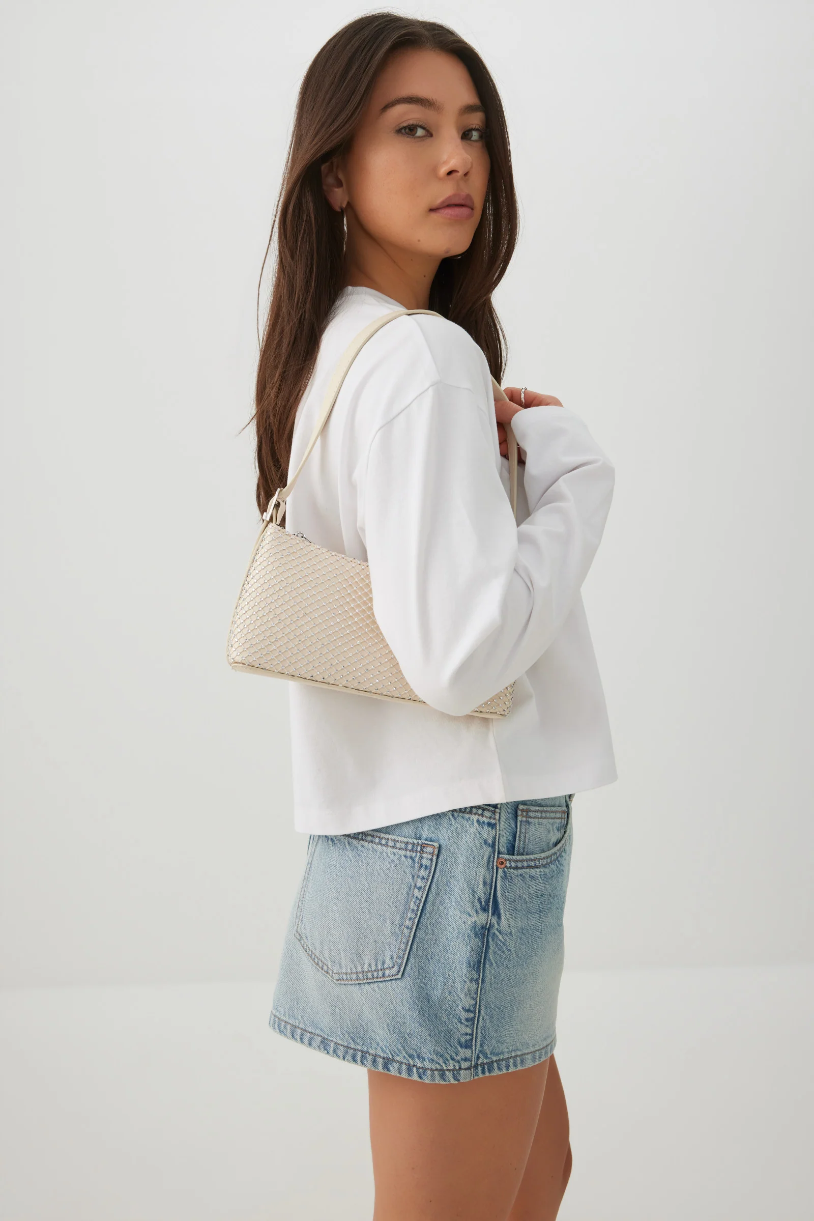 Textured Shoulder Bag - Image 5