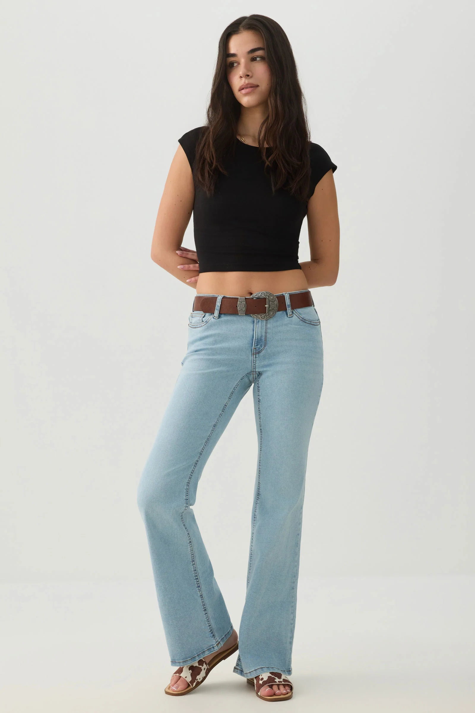 The Idol Fit Low Rise Flare Jean