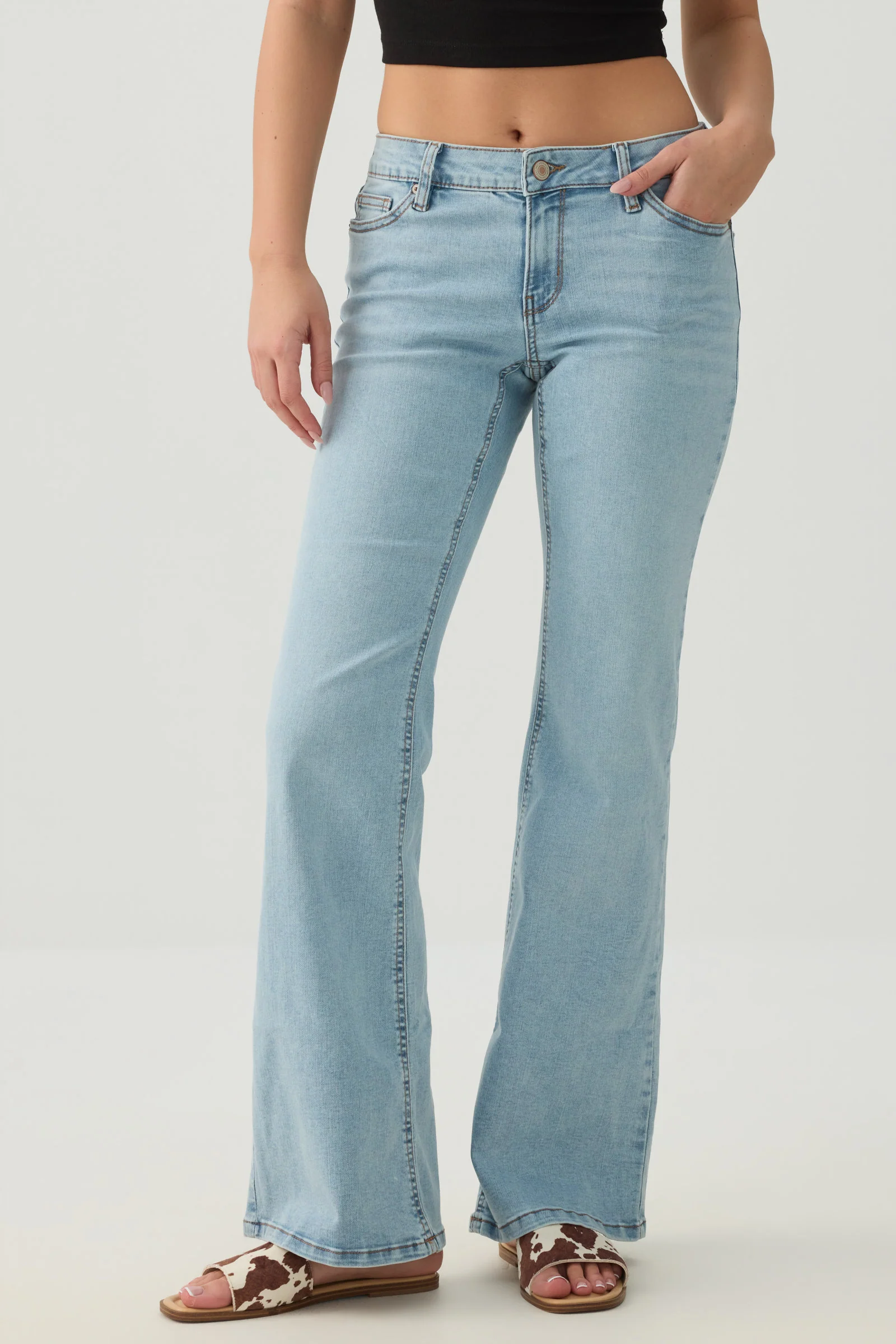 The Idol Fit Low Rise Flare Jean - Image 2
